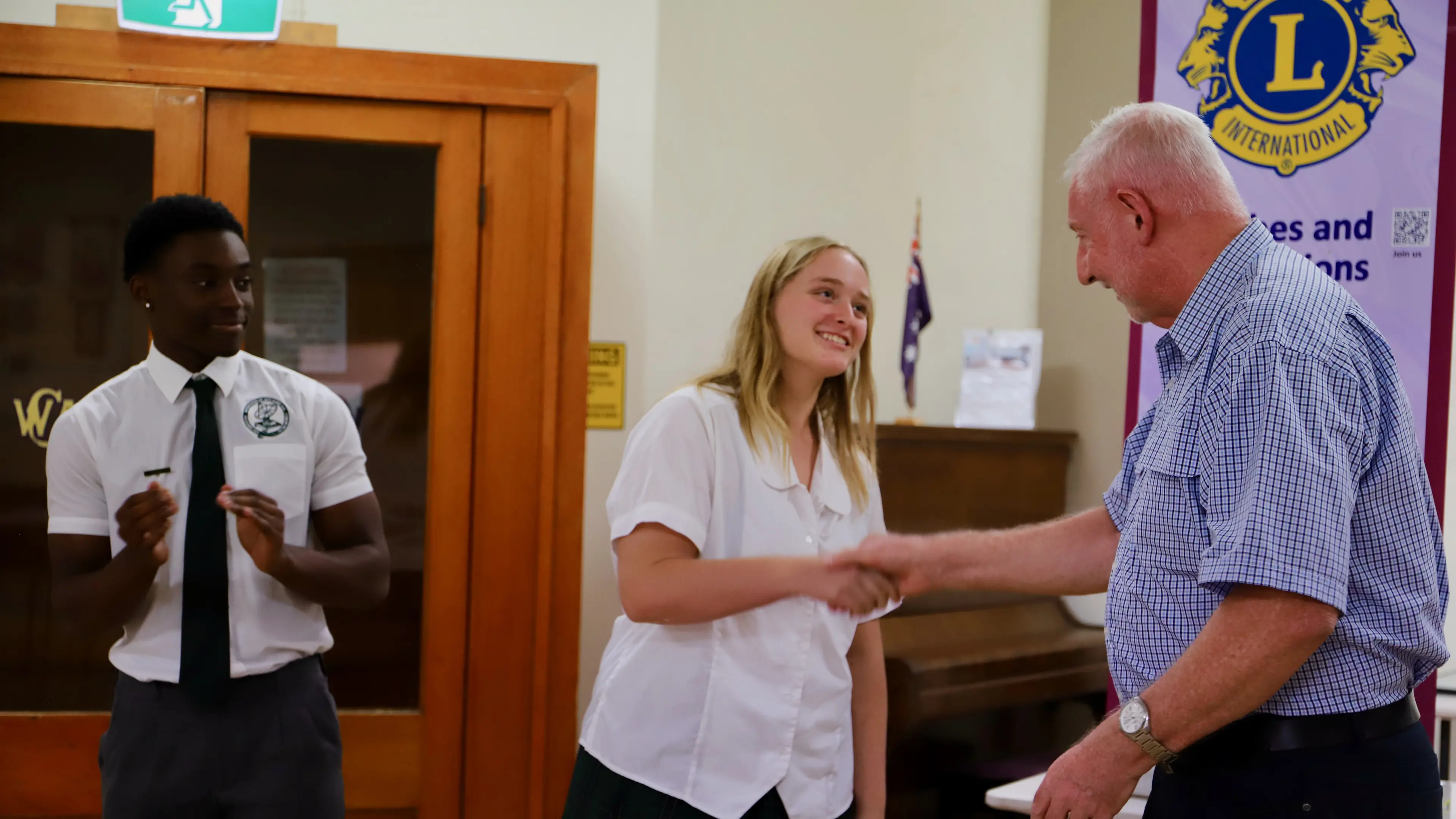 Inspirational young people address Lions Youth of Year Quest