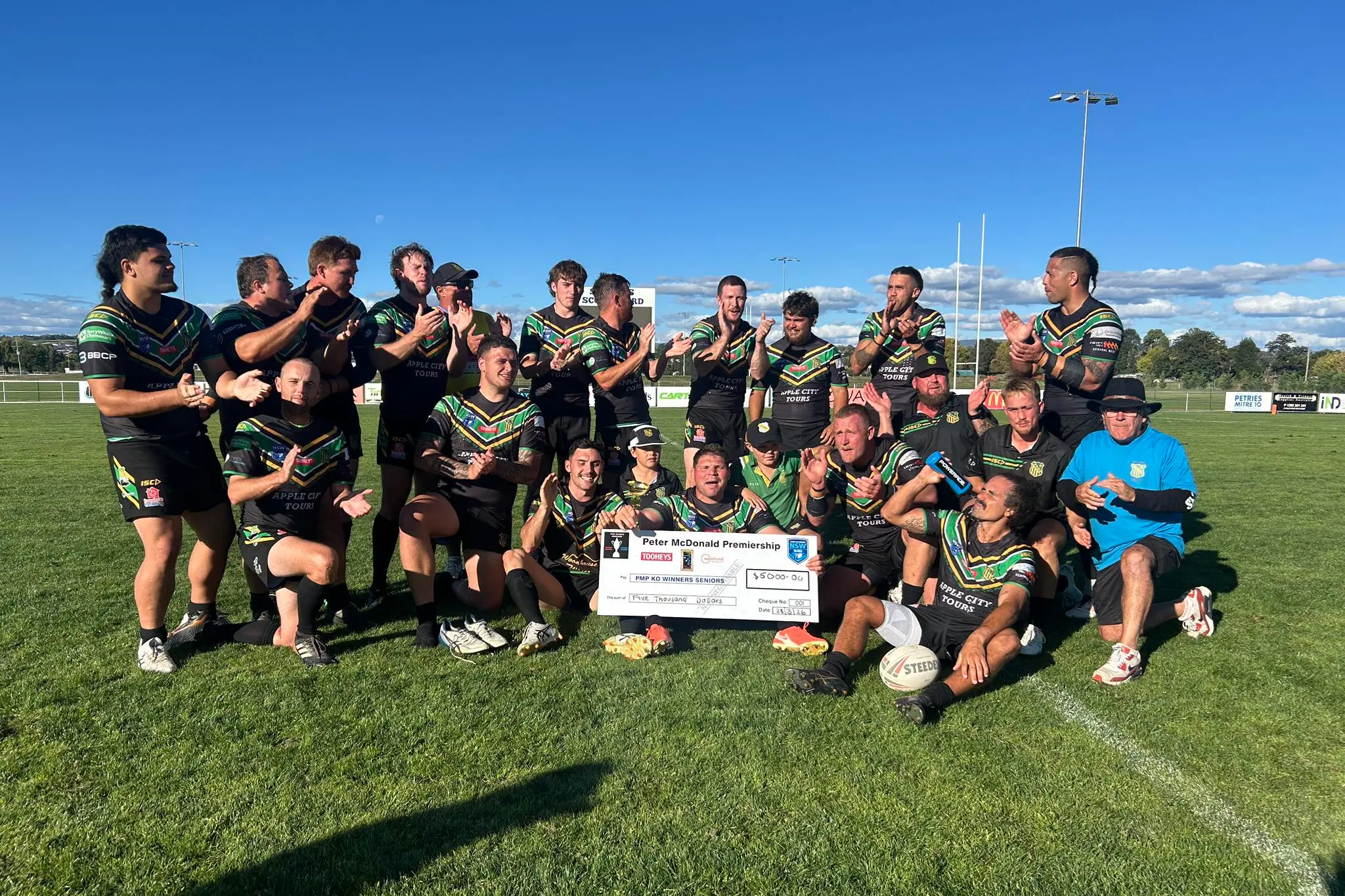 <p>Orange CYMS are the the inaugural Peter McDonald Premiership Knockout champions, collecting $5000 in the process. PHOTO: Peter McDonald Premiership Facebook</p>\\n