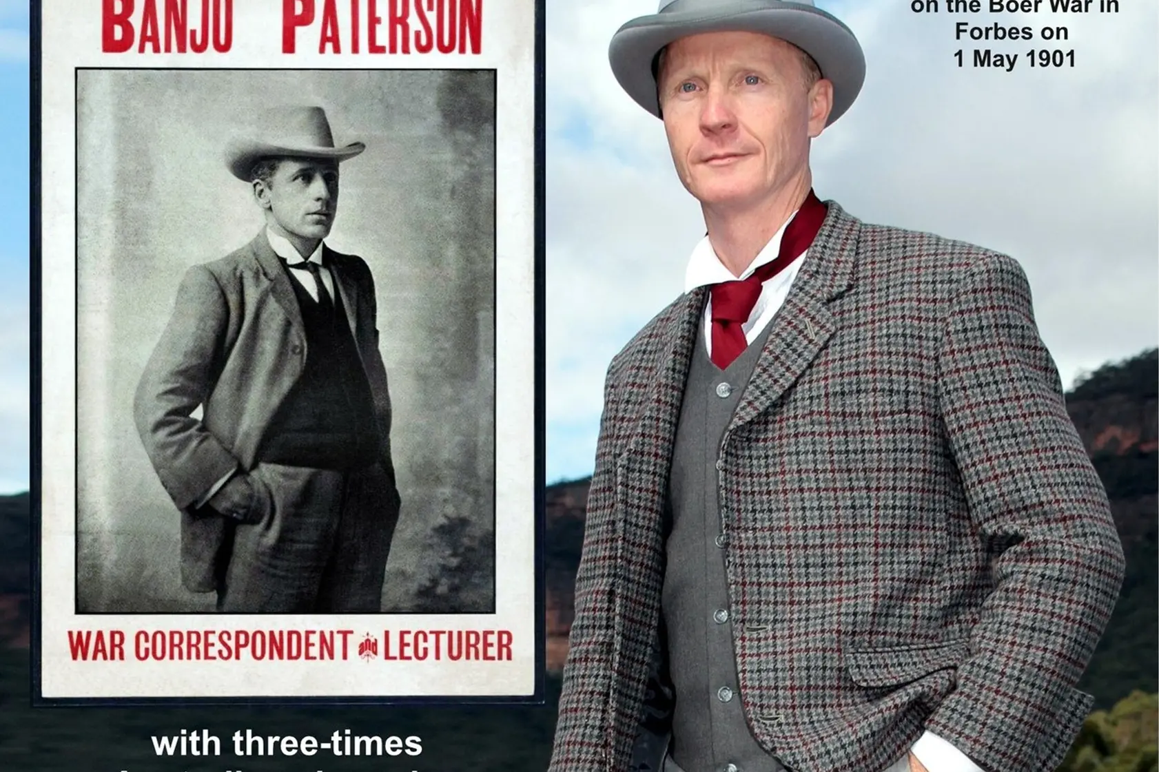 <p>Poet Gregory North presents the Life and Rhymes of Banjo Patterson in Forbes on 24 April. </p>\\n