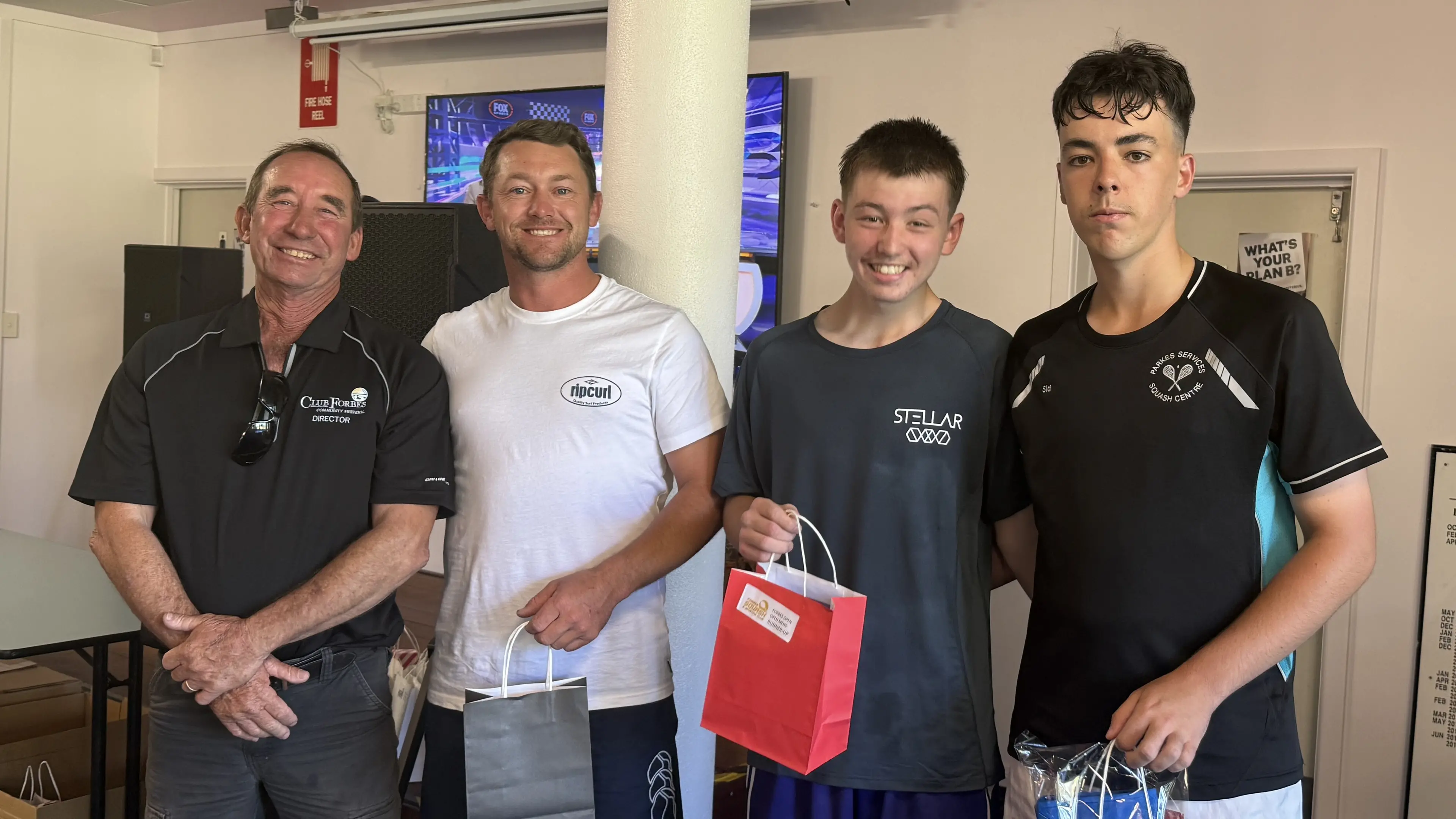 Game, set, Forbes: Another Squash Open success