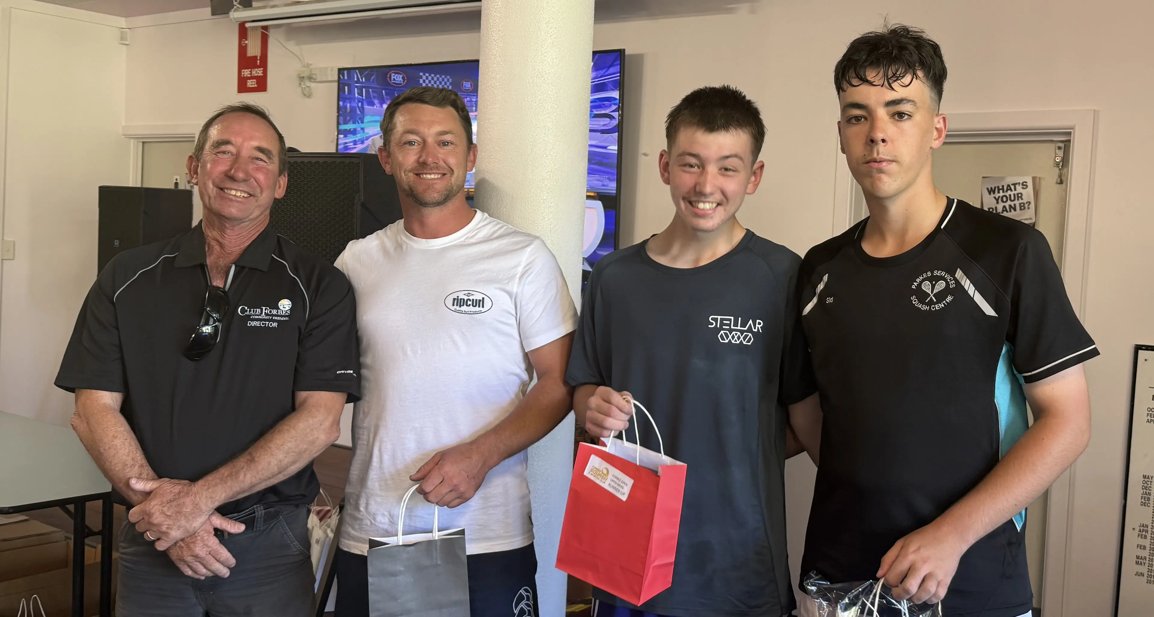 Game, set, Forbes: Another Squash Open success