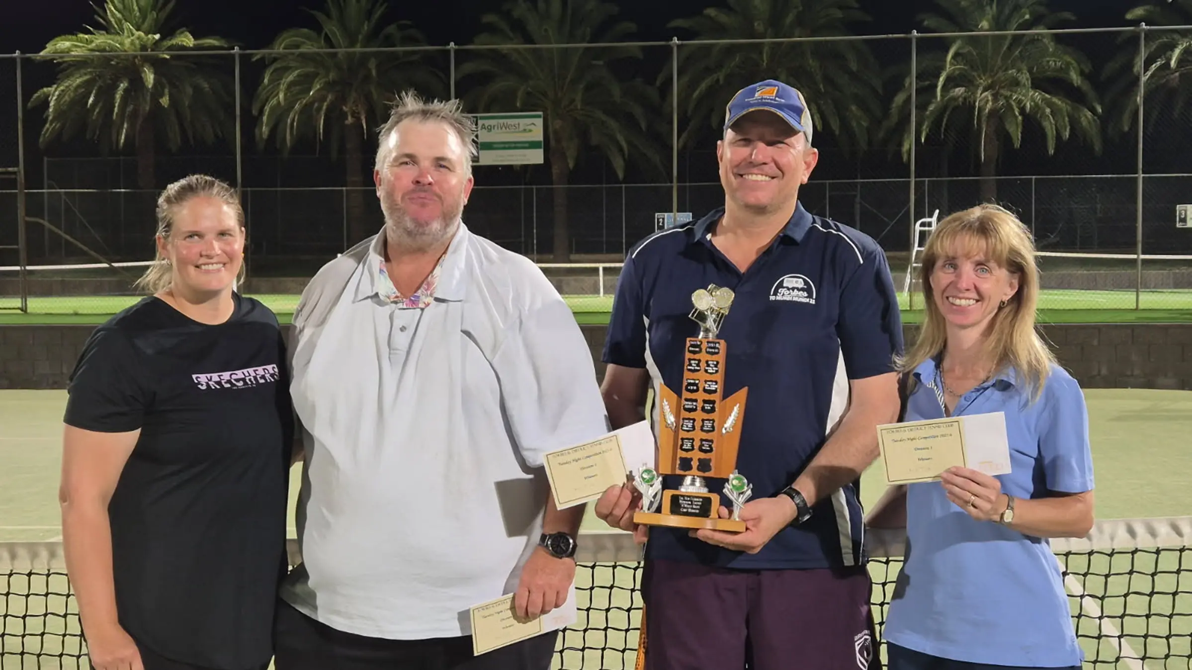 Summer tennis winners and winter tennis plans