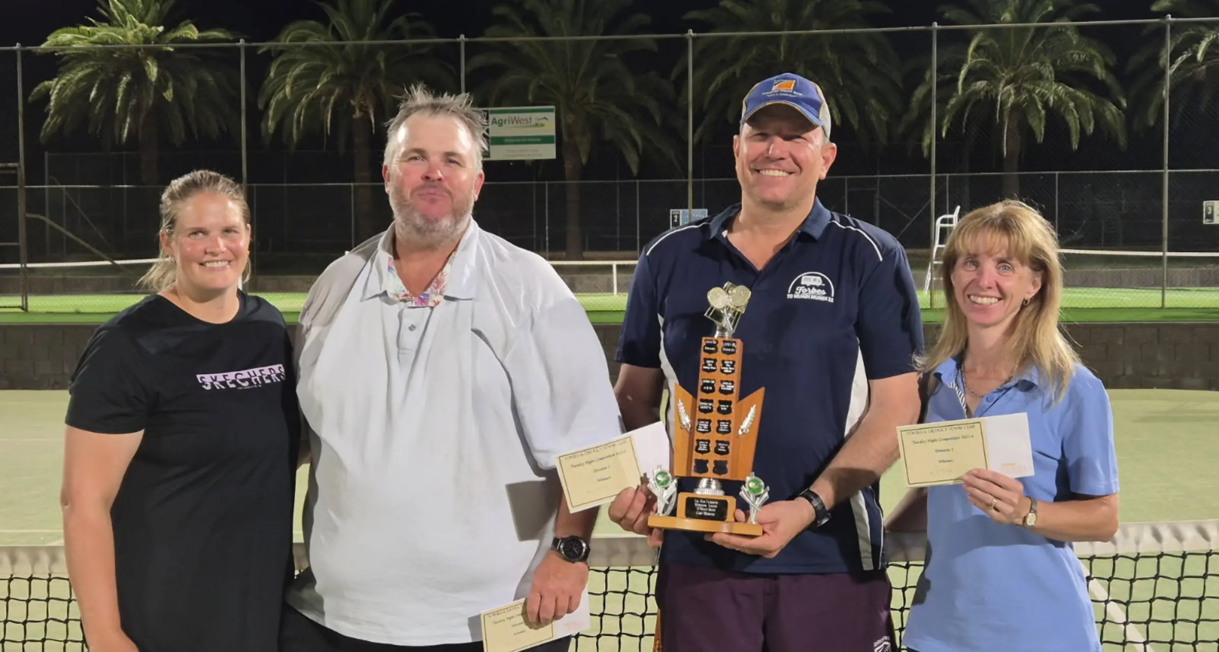 Summer tennis winners and winter tennis plans