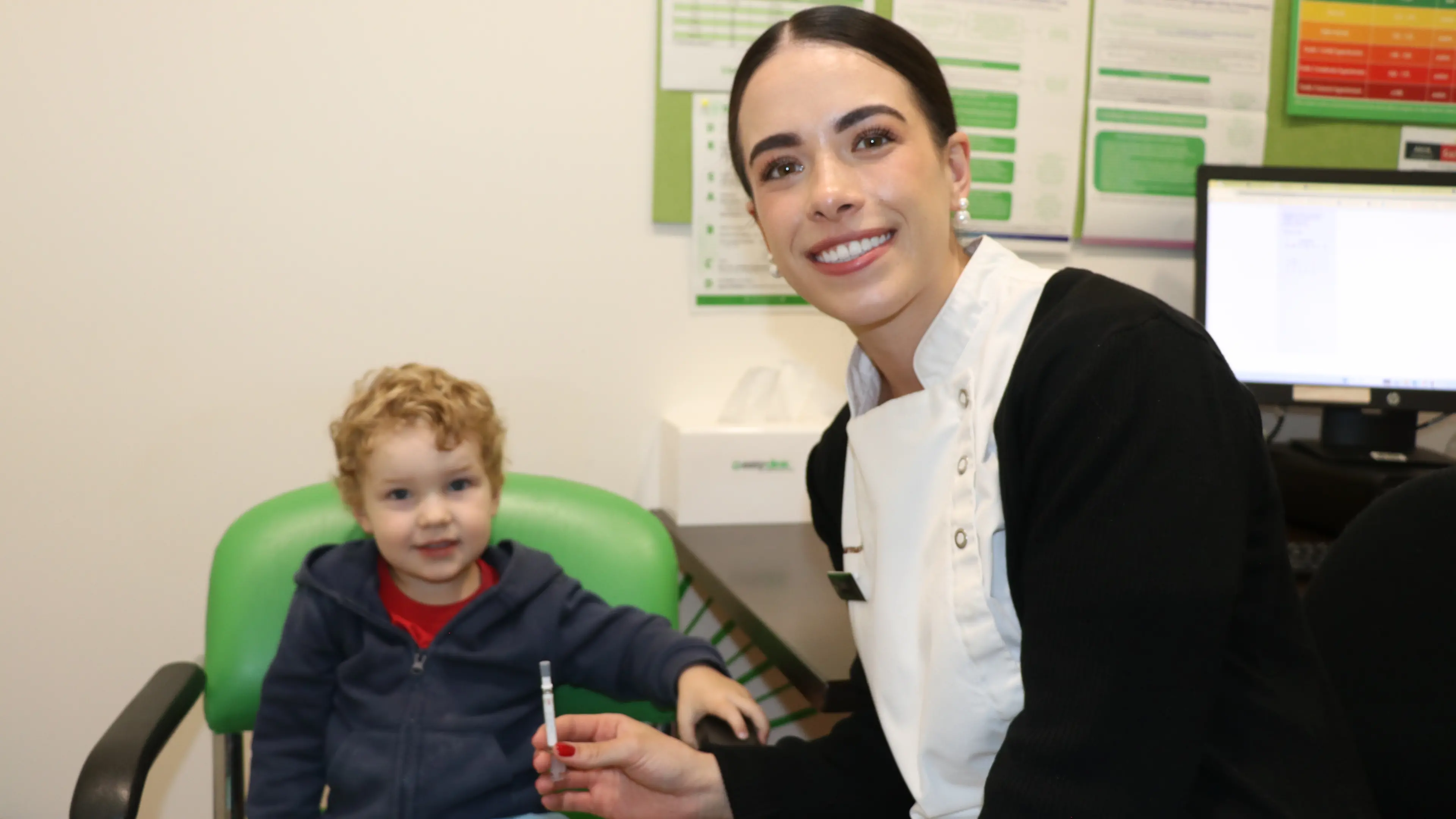 Needle-free flu vaccine option for young children