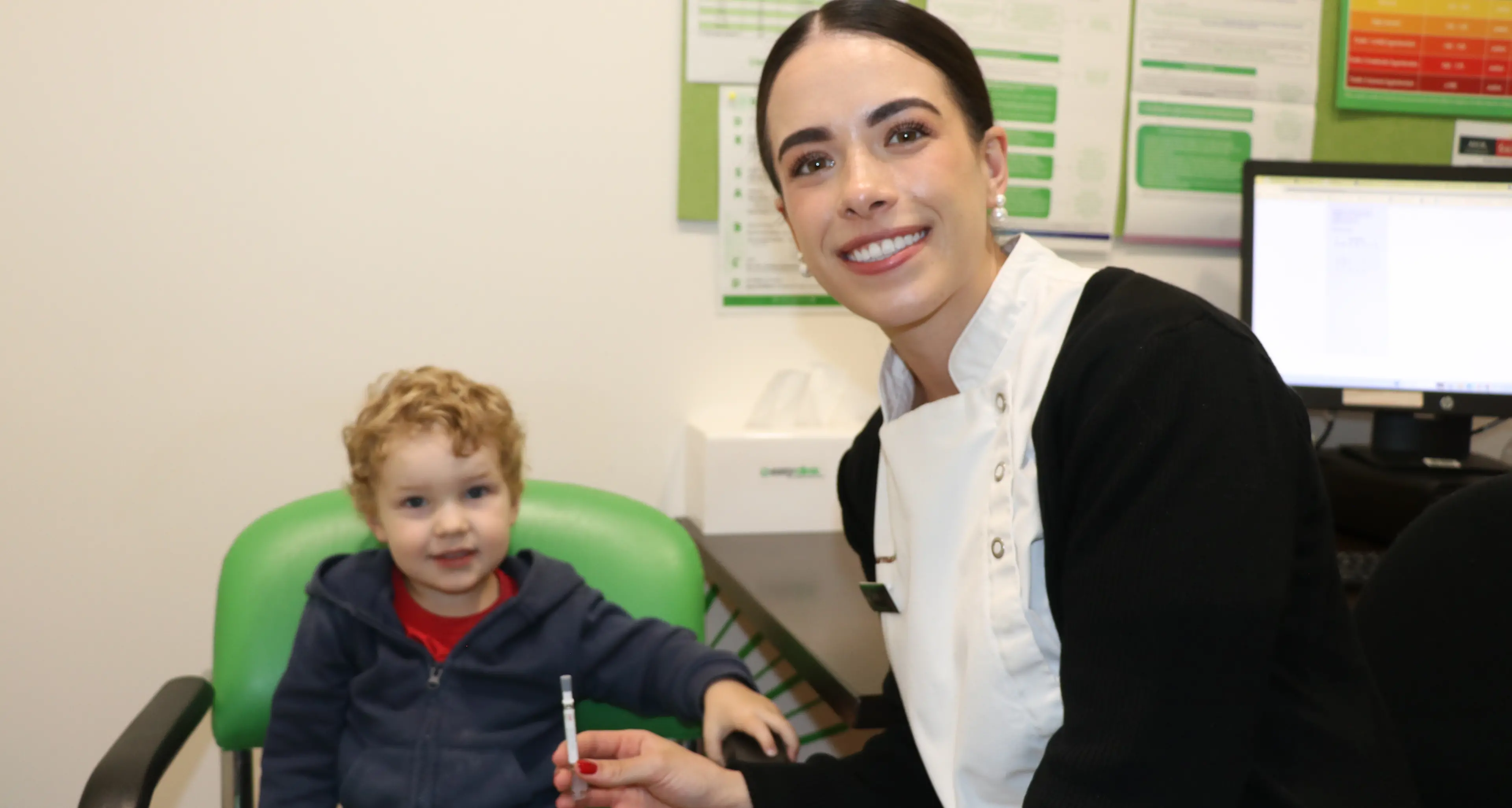 Needle-free flu vaccine option for young children
