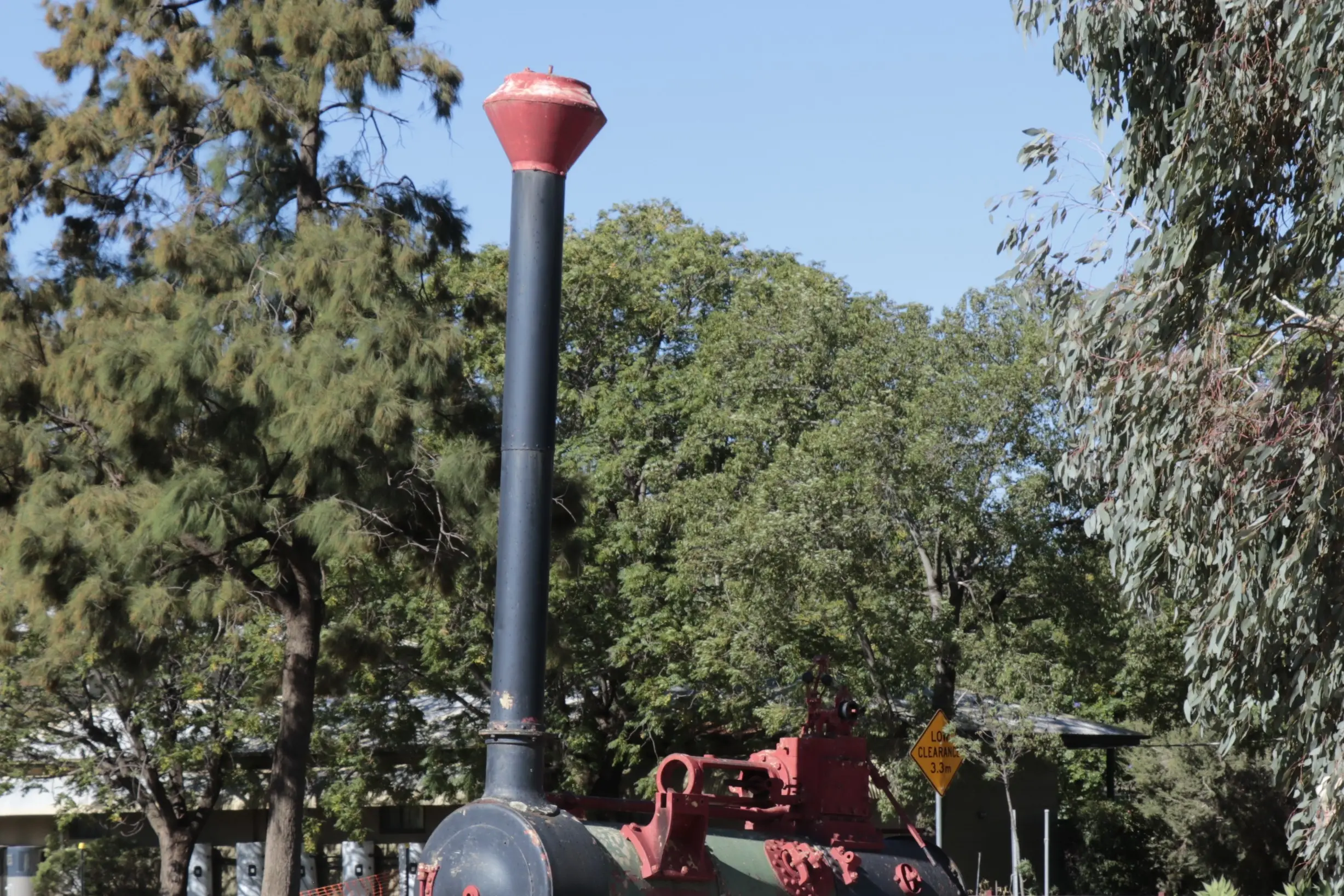 <p>The steam engine donated to Lions Park by Allan and Monica Bullock has been kept within Lions Park in a relocation plan. </p>\\n