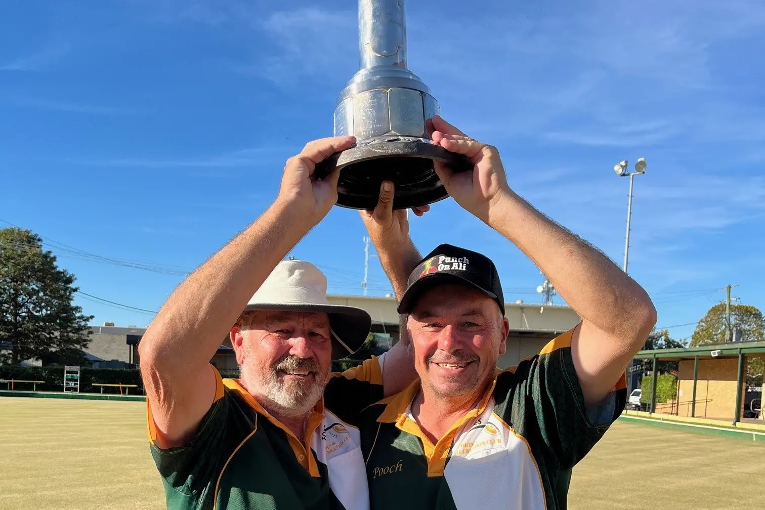 <p>2026 Mens Major Pairs Champions Viv Russell and Robert (Pooch) Dukes. PHOTO: Tara Shaw</p>\\n