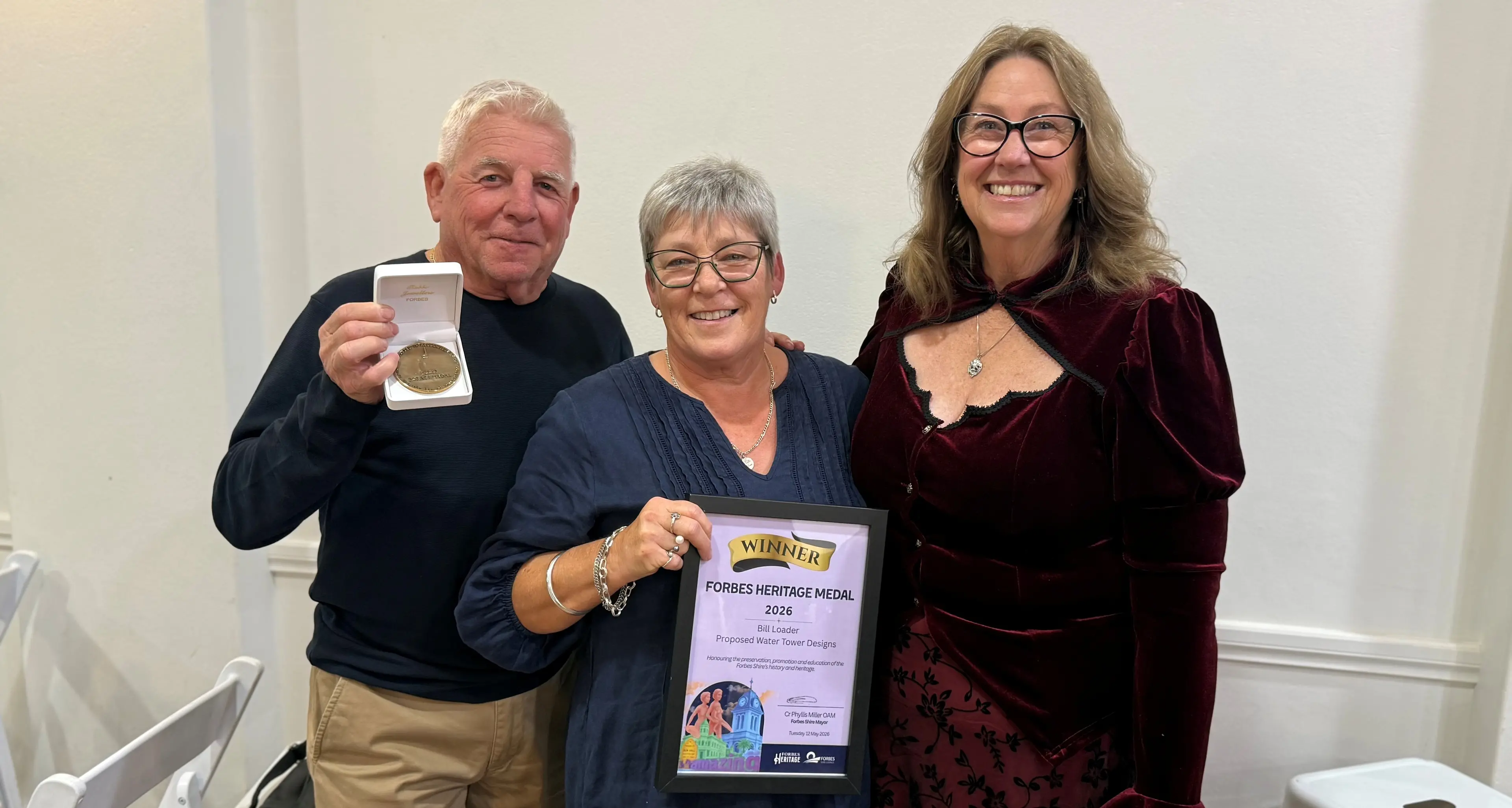 Bill Loader honoured with Forbes Medal in Heritage Week