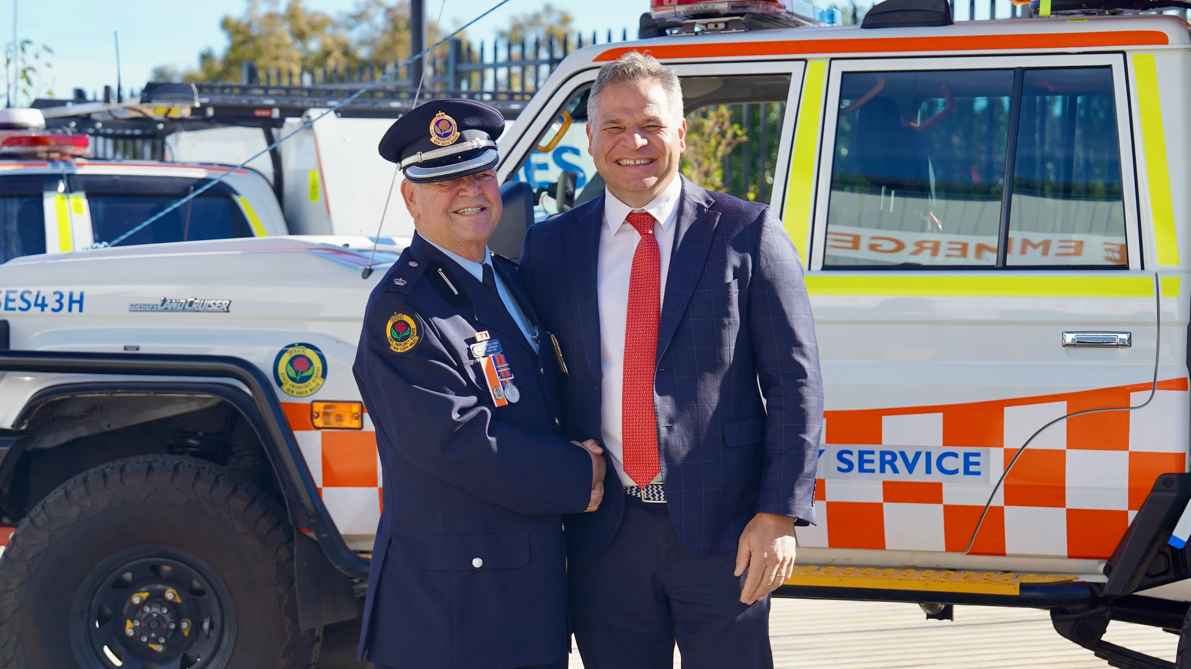 New boat, rescue vehicle for Forbes SES handed over as Parkes HQ opens