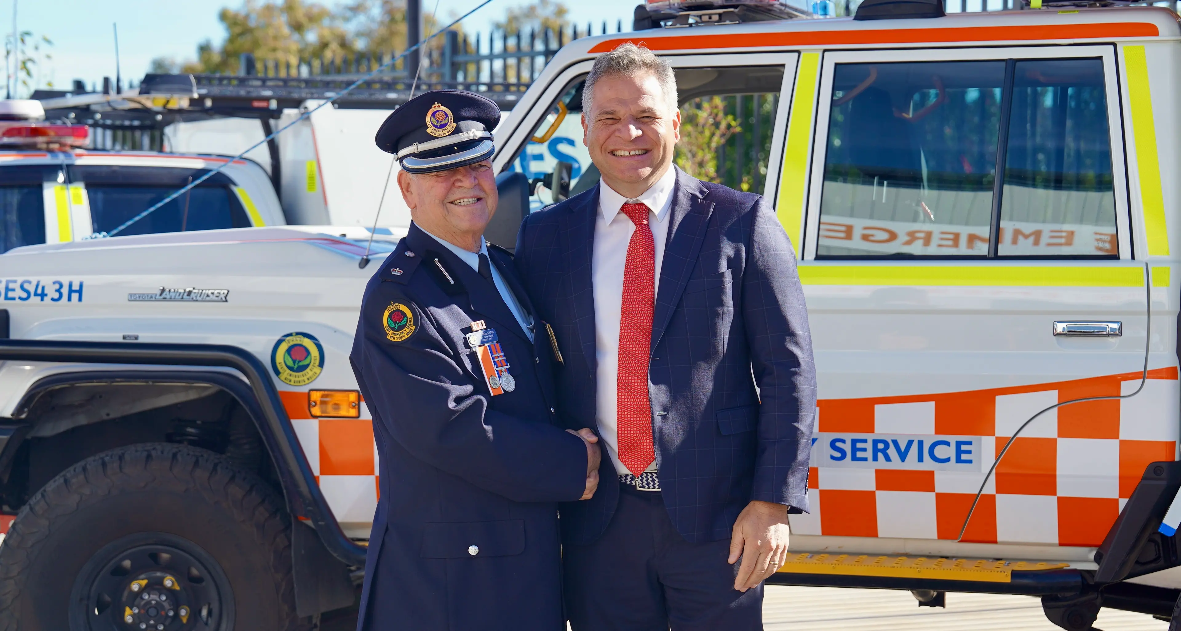 New boat, rescue vehicle for Forbes SES handed over as Parkes HQ opens