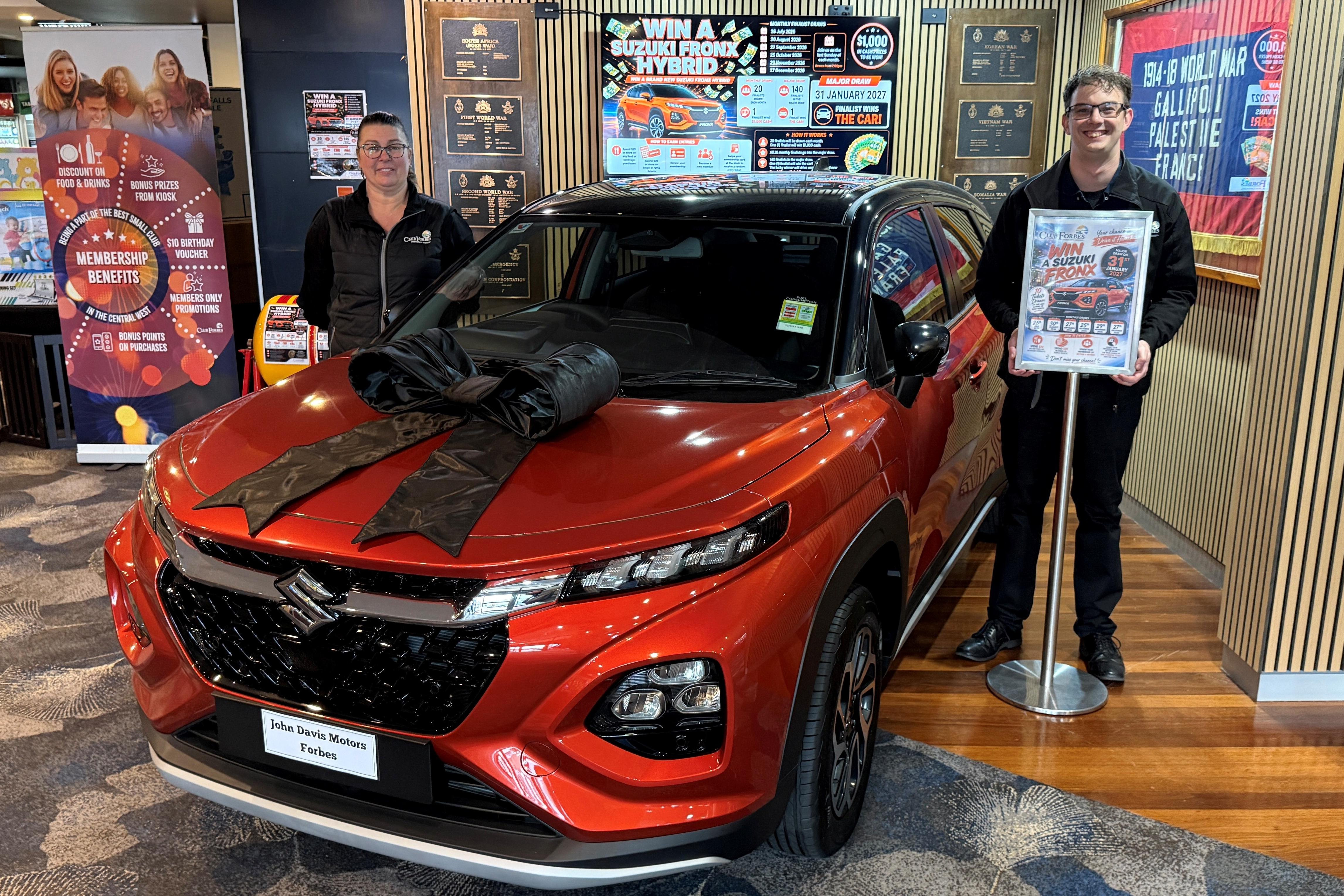 Win a car at Club Forbes