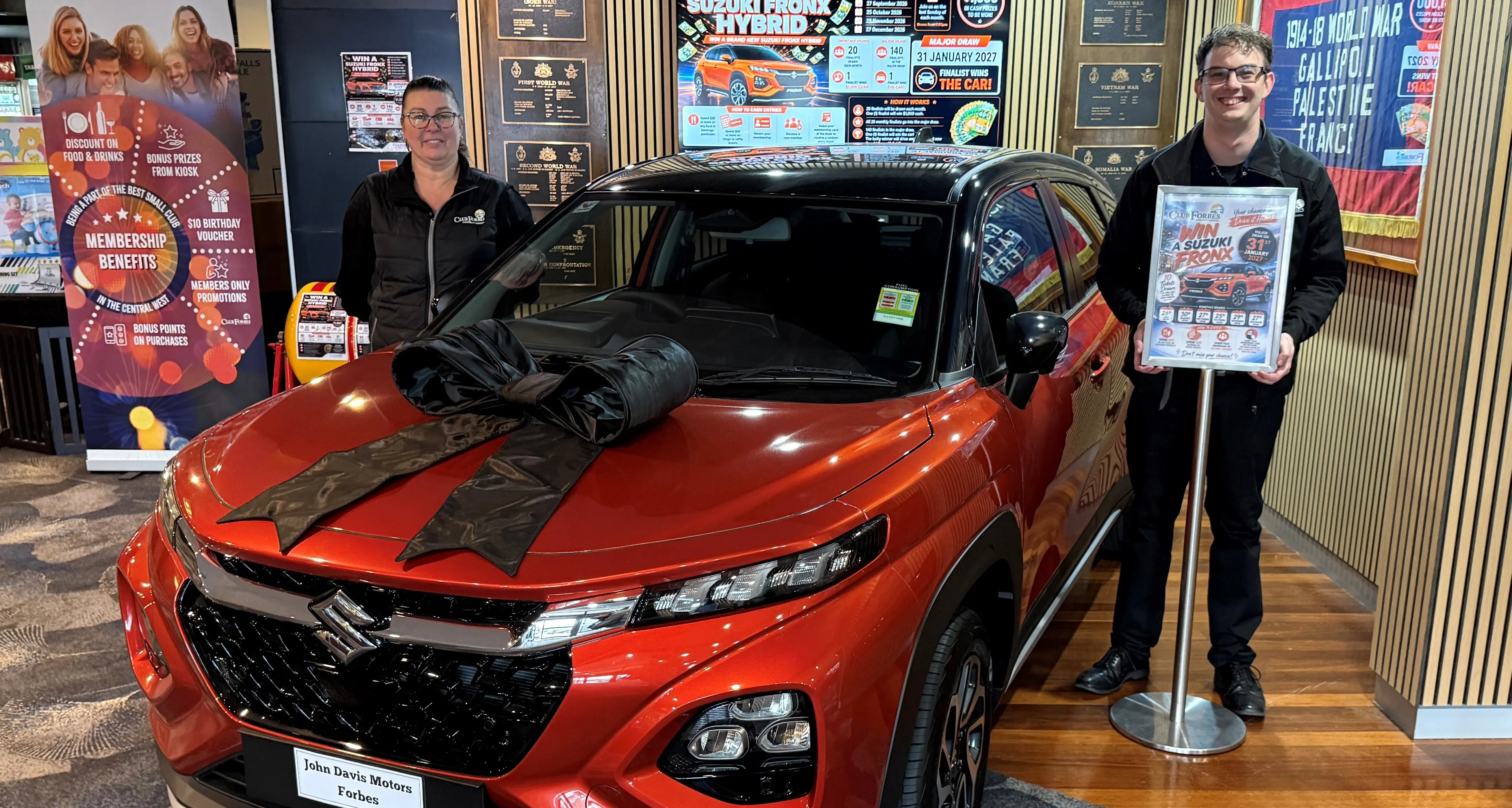 Win a car at Club Forbes