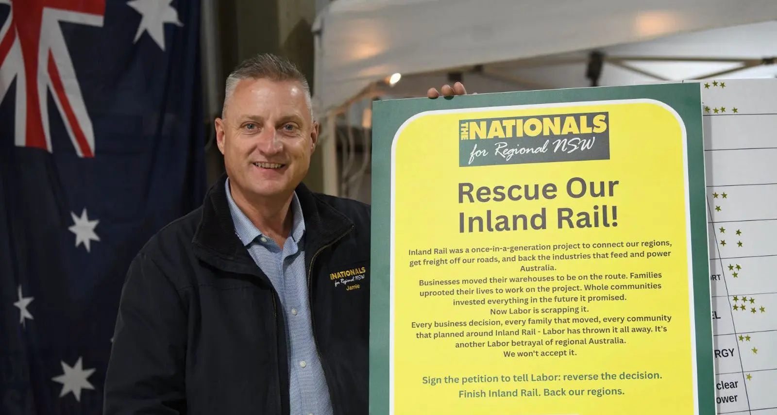 Chaffey: Sign petition to reverse Inland Rail decision
