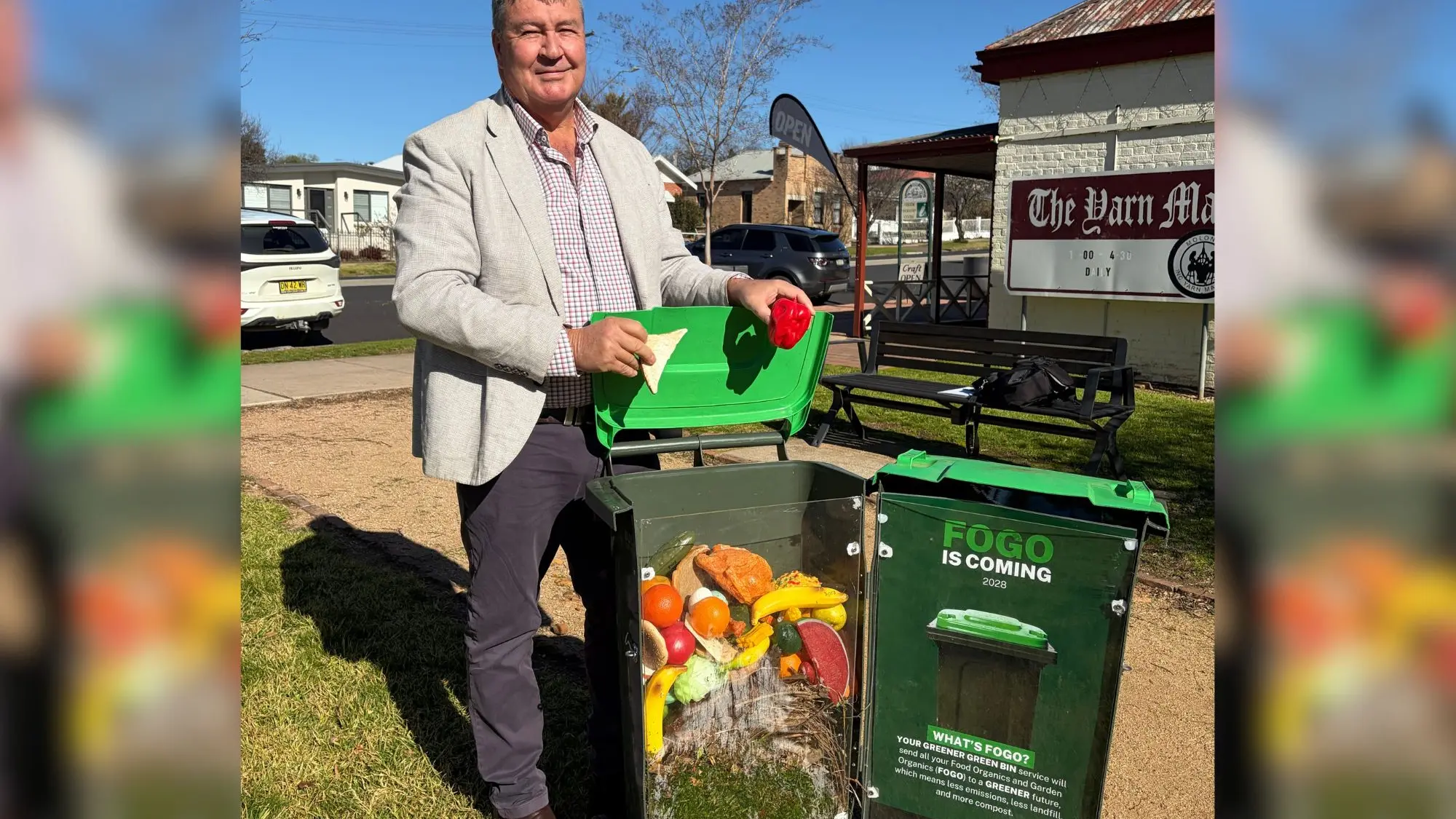 Green lid bin roll-out for 2028 in Cabonne