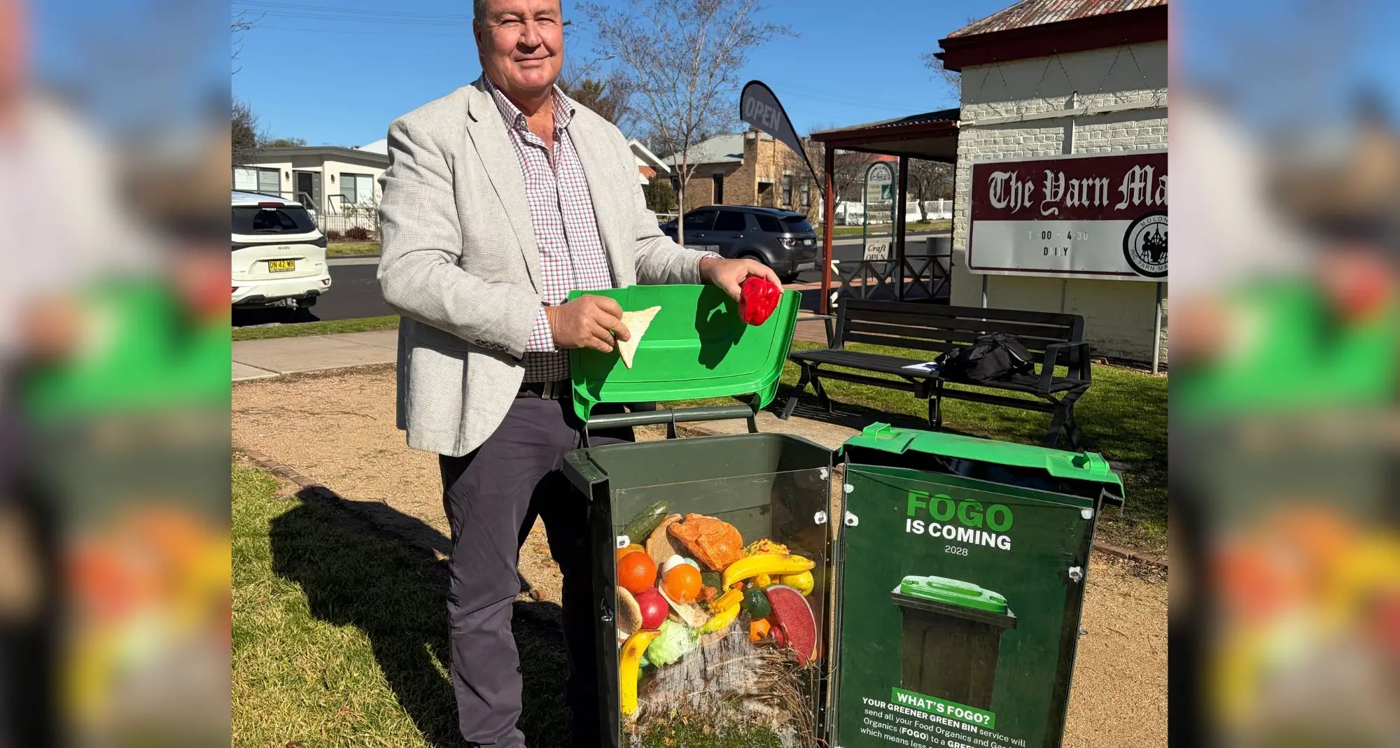 Green lid bin roll-out for 2028 in Cabonne