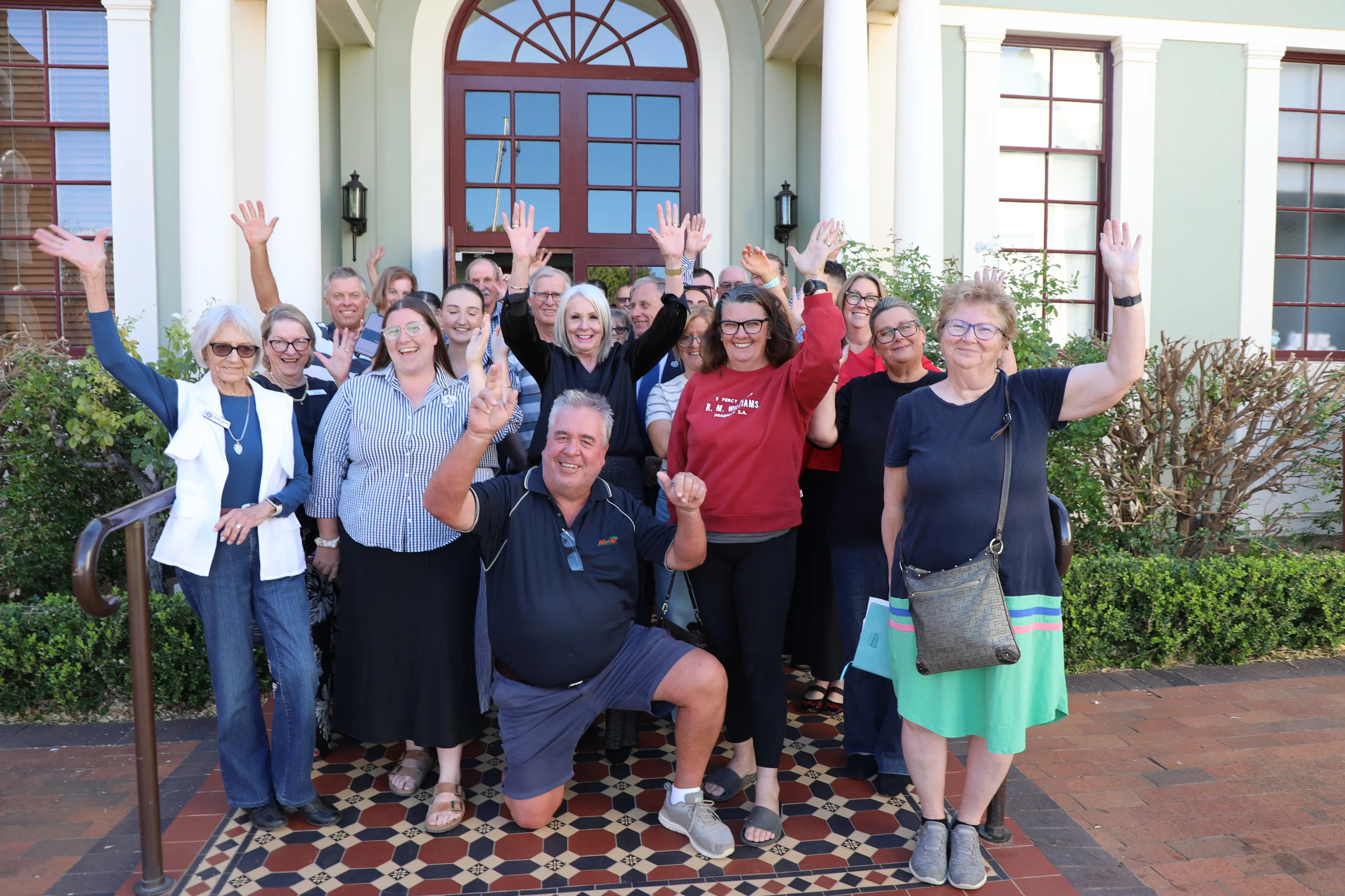 <p>Community groups celebrating receiving earlier grant funding with Forbes Shire councillors earlier this year. </p>\\n