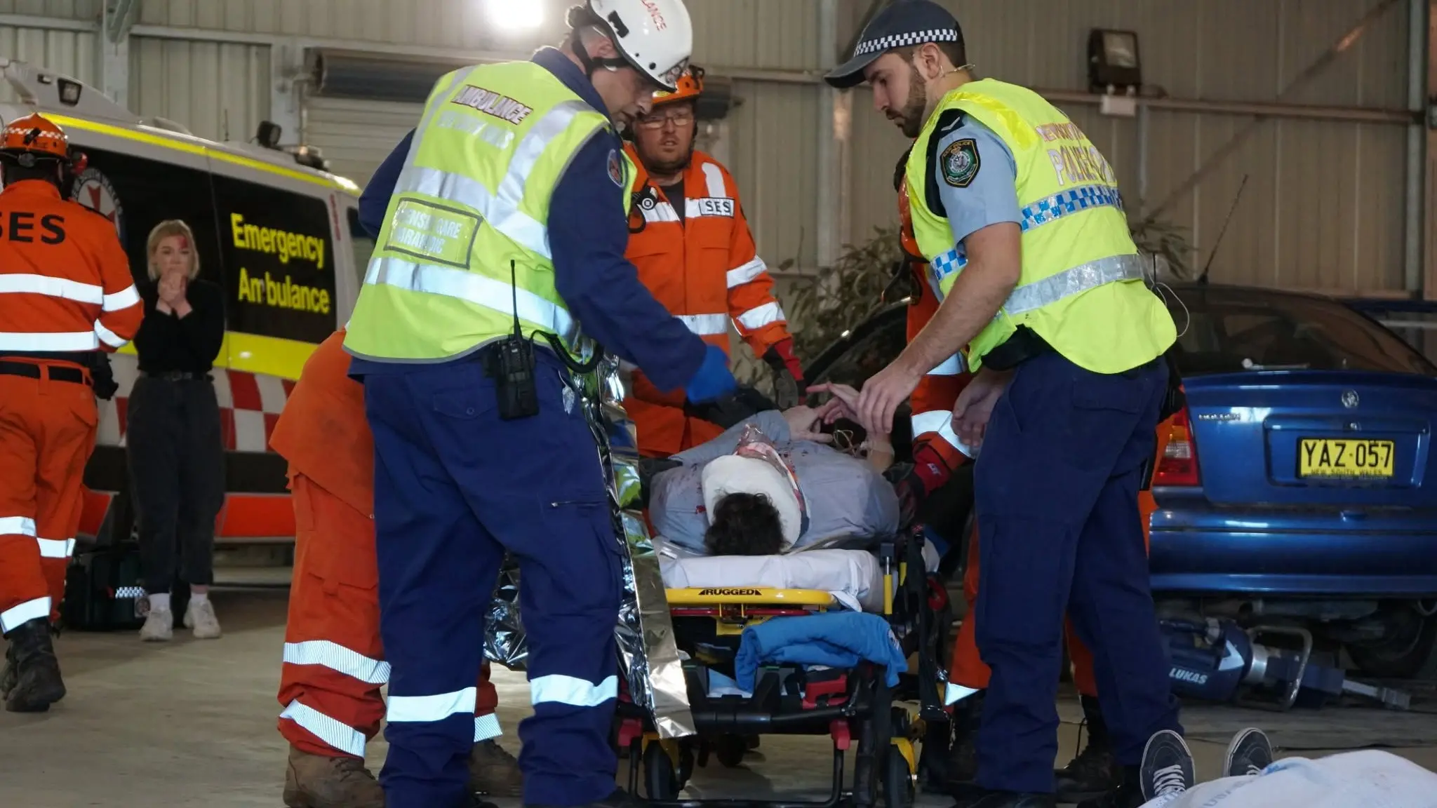 New SES base to host mock crash