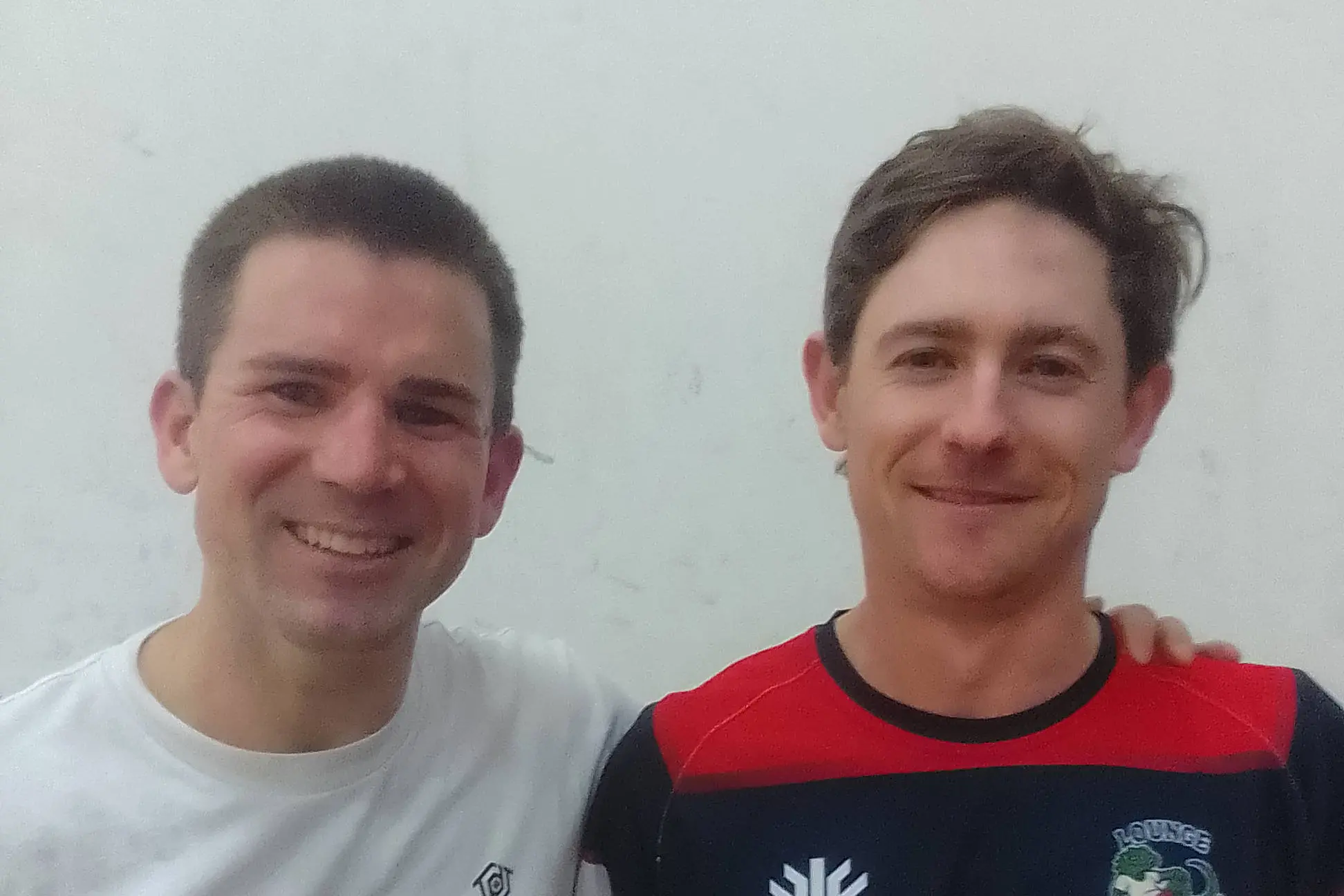 <p>Squash Dave West and Max Ridley B Plate championship finalists.</p>\\n