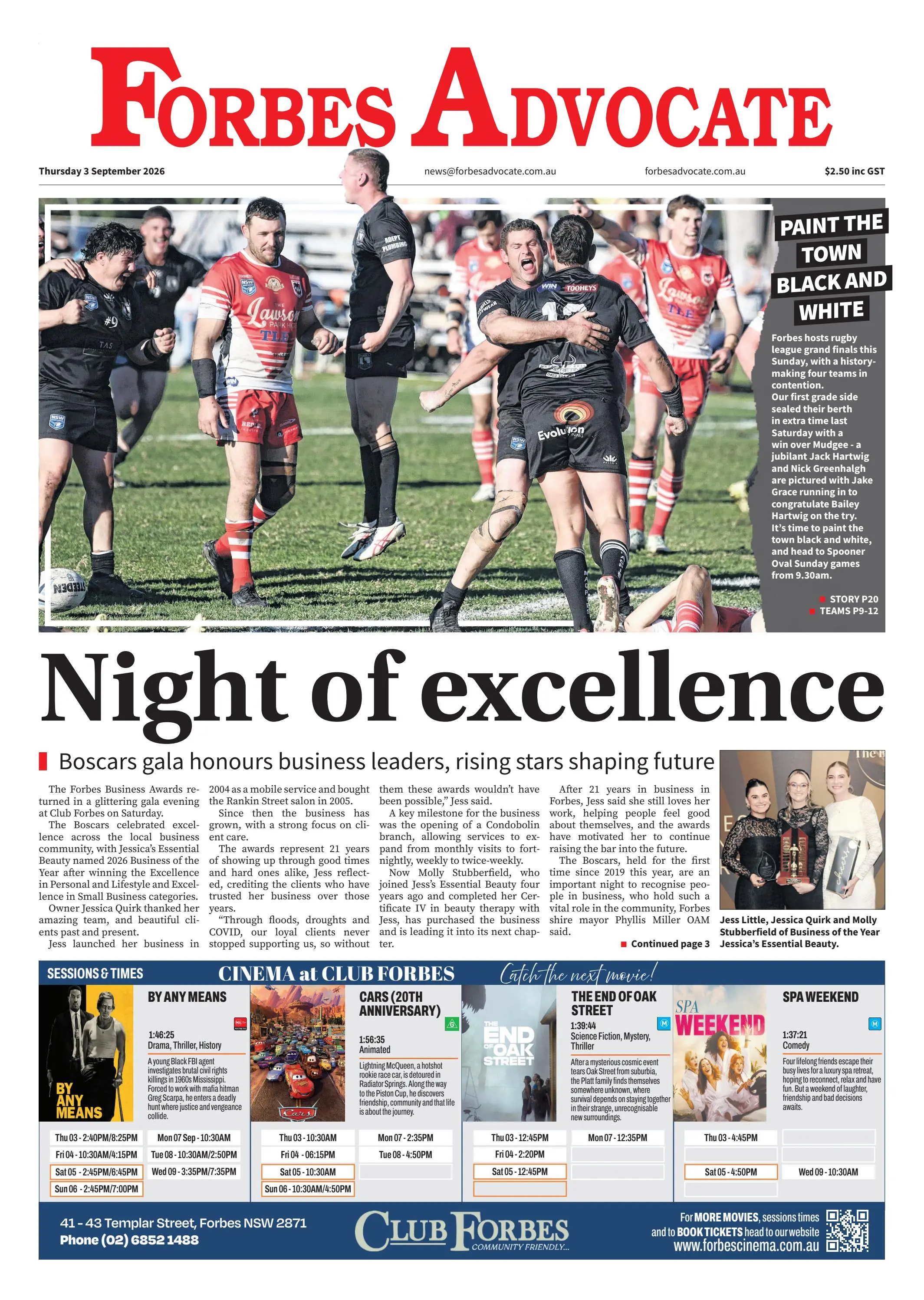 Canowindra News, Thursday, 3 September, 2026