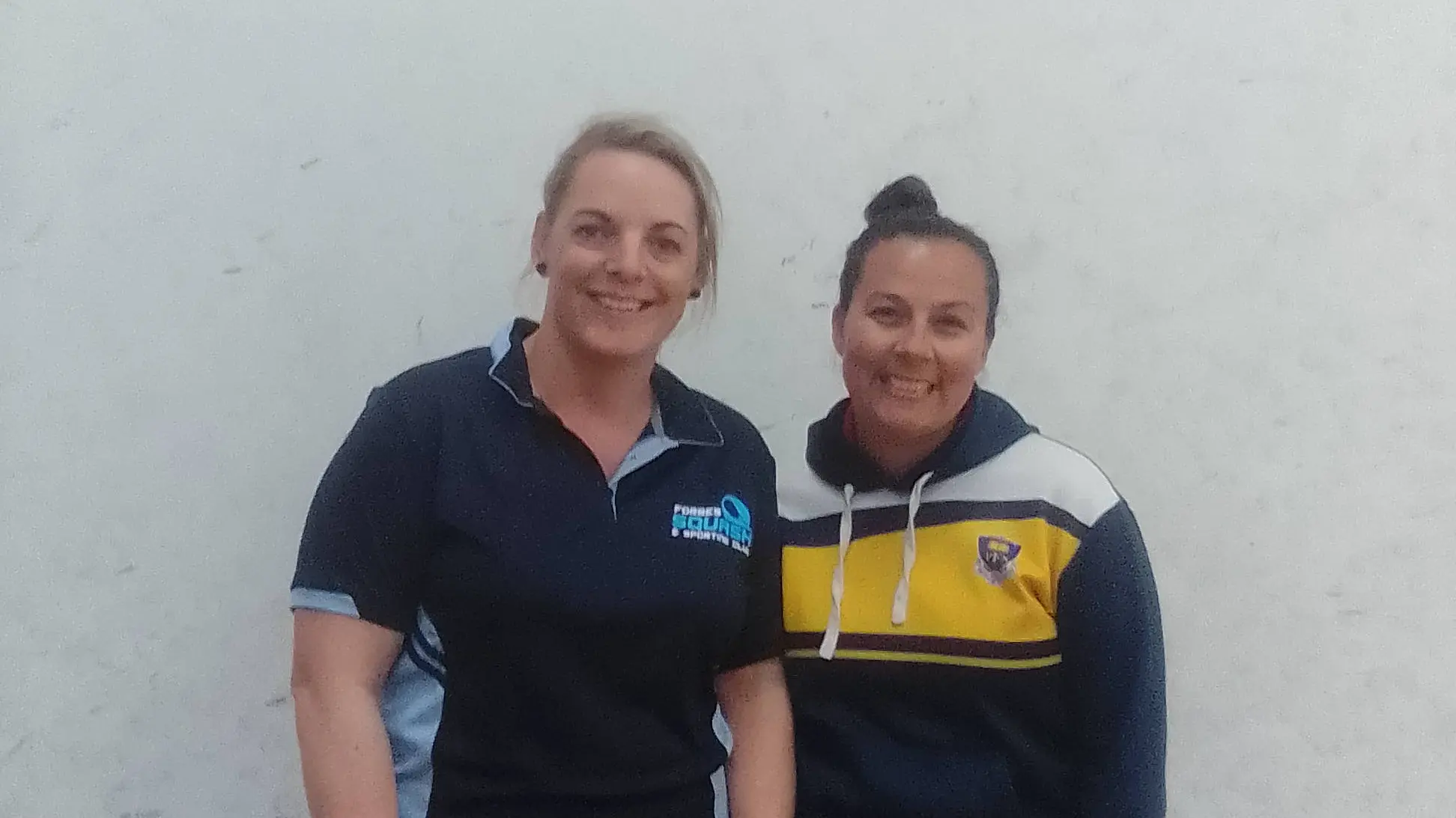 Danielle, Grace duel it out on squash court
