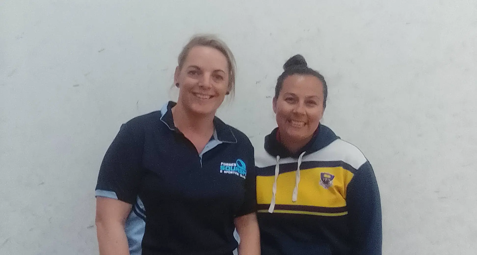 Danielle, Grace duel it out on squash court