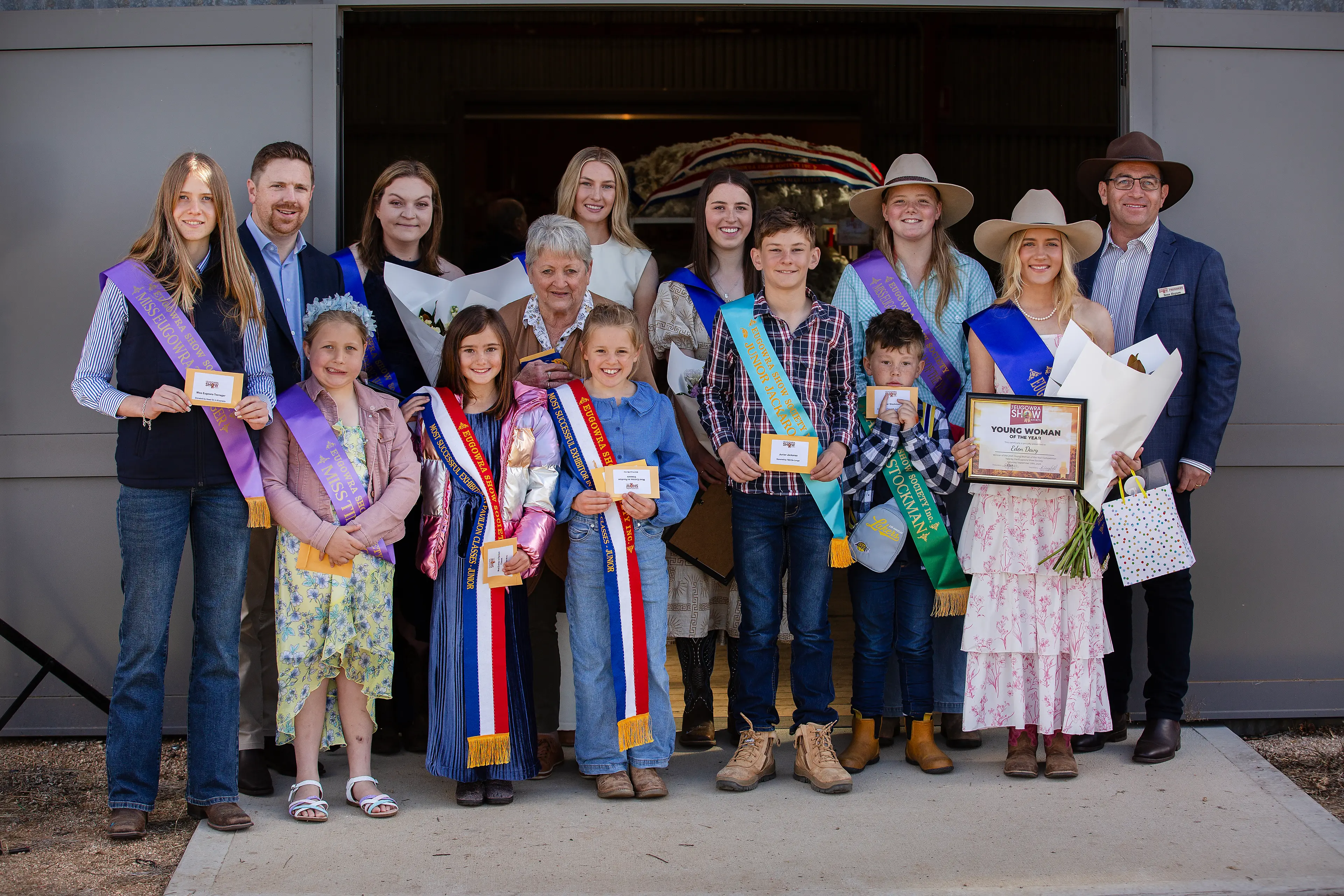 <p>Celebrating the winners at the 2025 Eugowra Show.</p>\\n