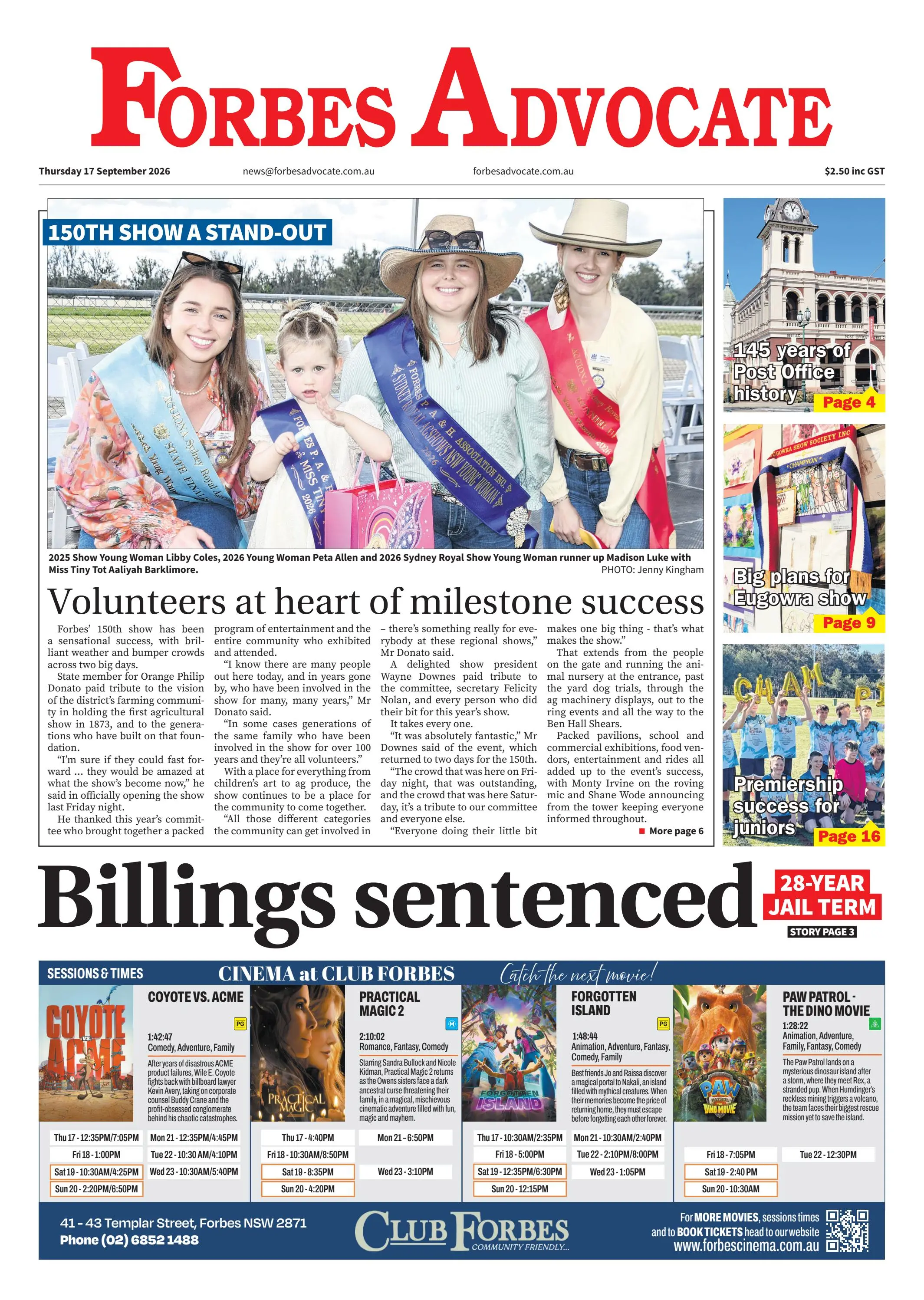 Forbes Advocate, Thursday, 17 September, 2026