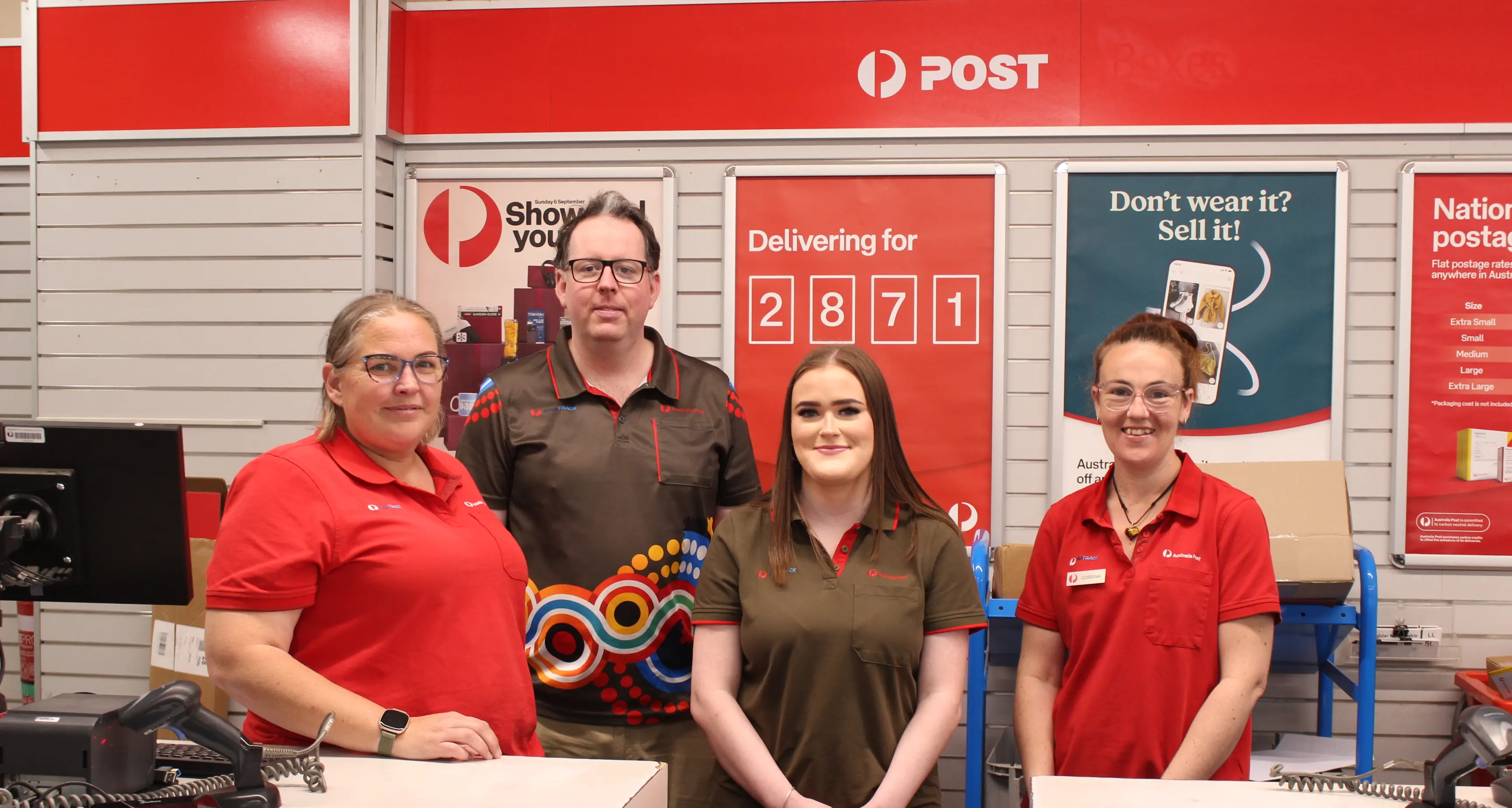 Post Office team's front row seat to change