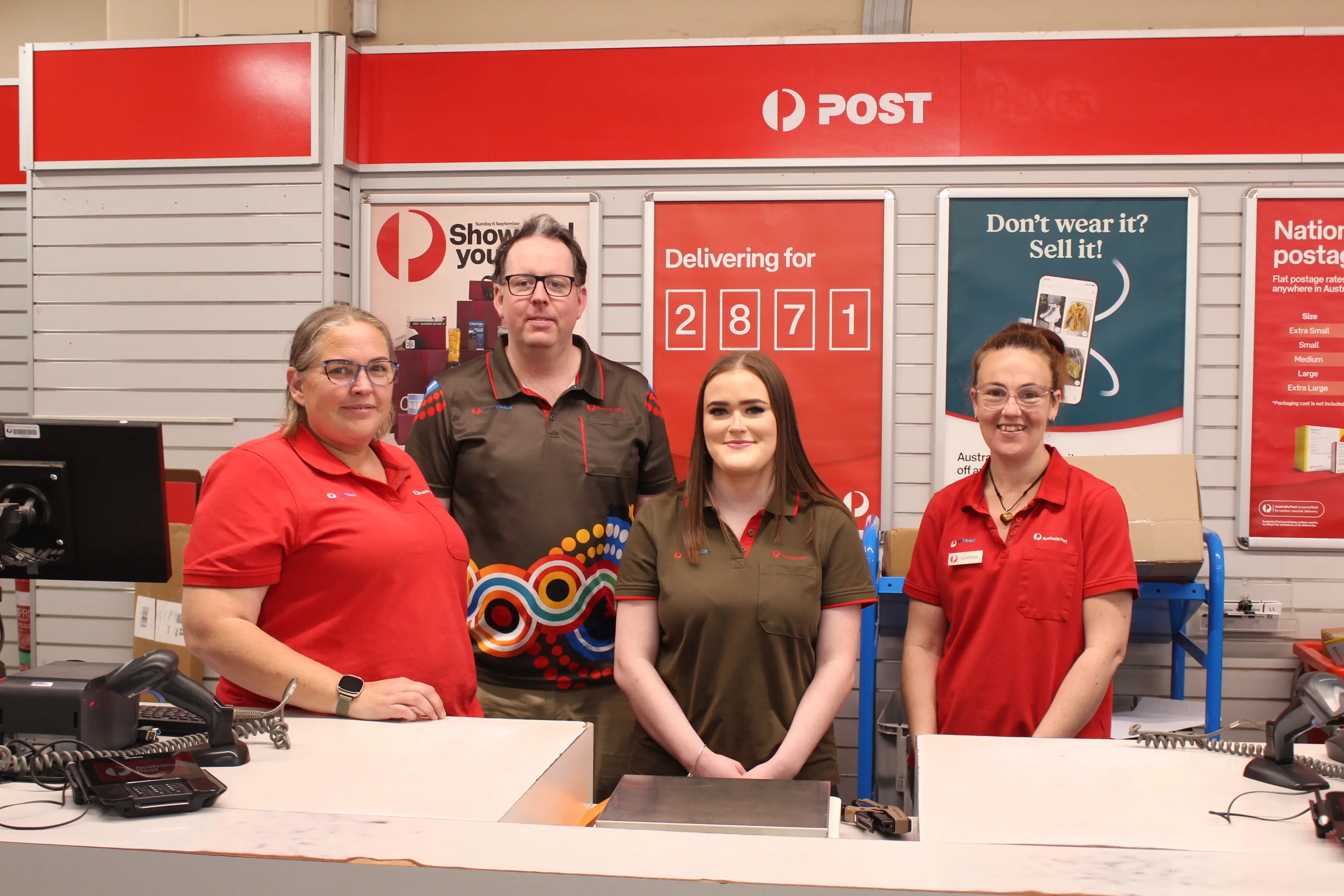 Post Office team's front row seat to change