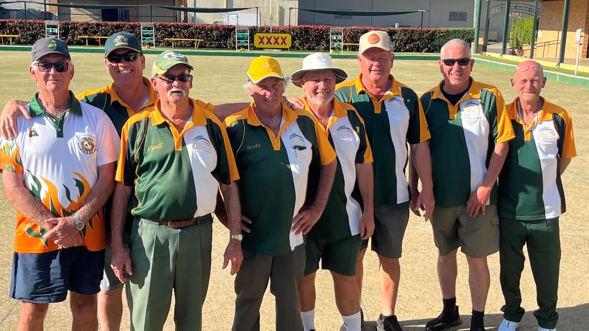 Take the greens for tournament
