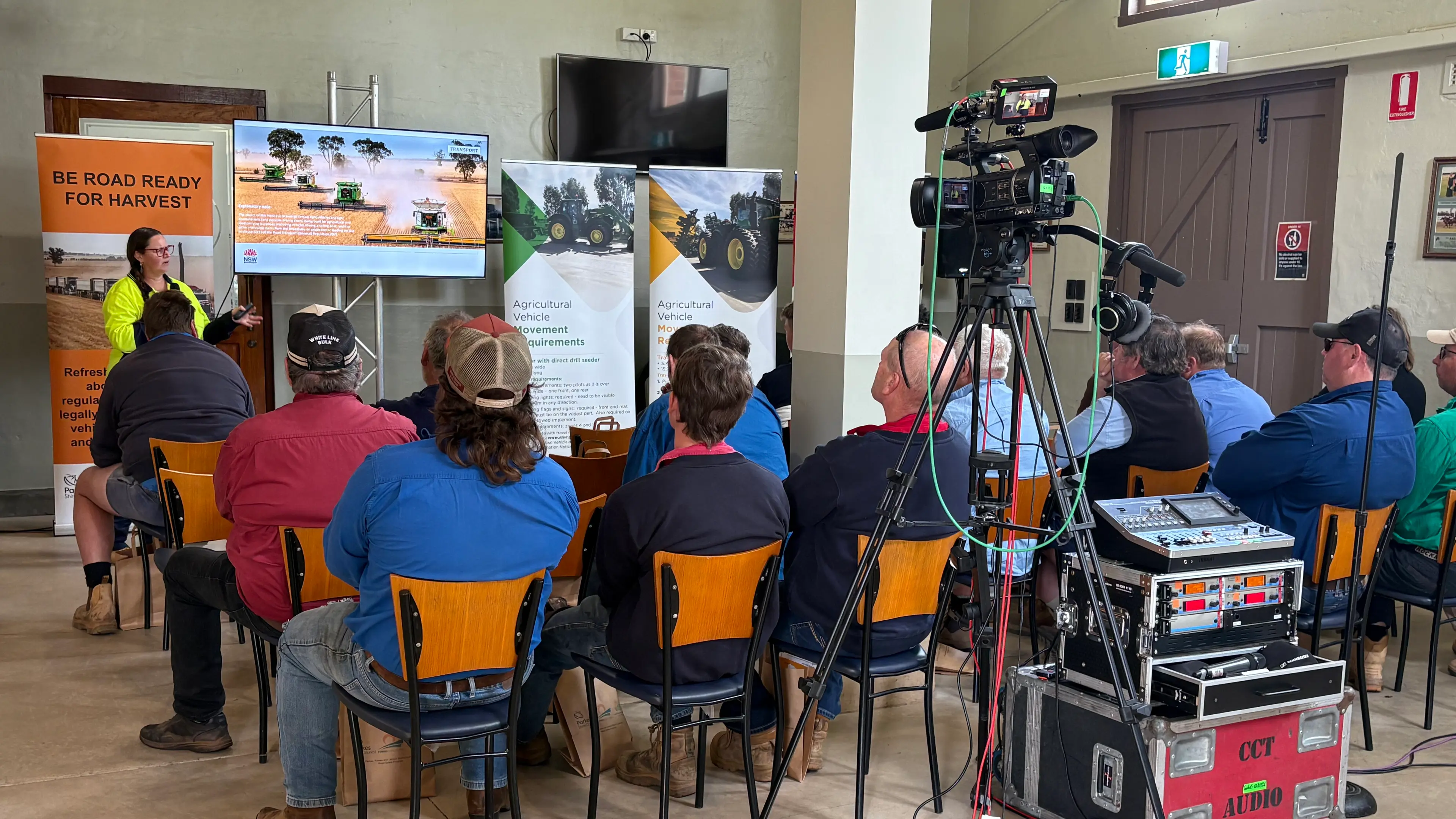 Harvest safety shifts into gear at field day