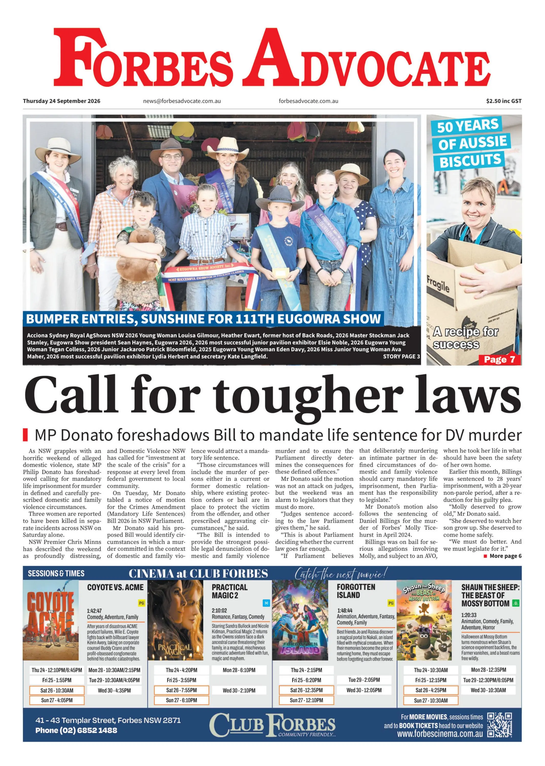 Forbes Advocate, Thursday, 24 September, 2026
