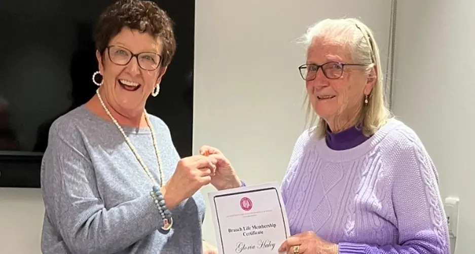 Life member honoured at Friends of Forbes Hospital AGM
