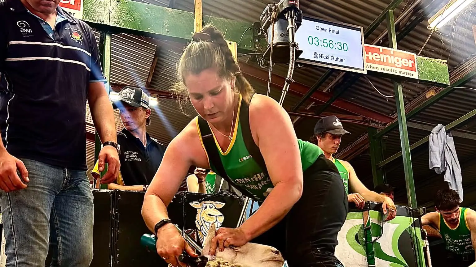 Nicki claims a double to make history at Ben Hall Shears