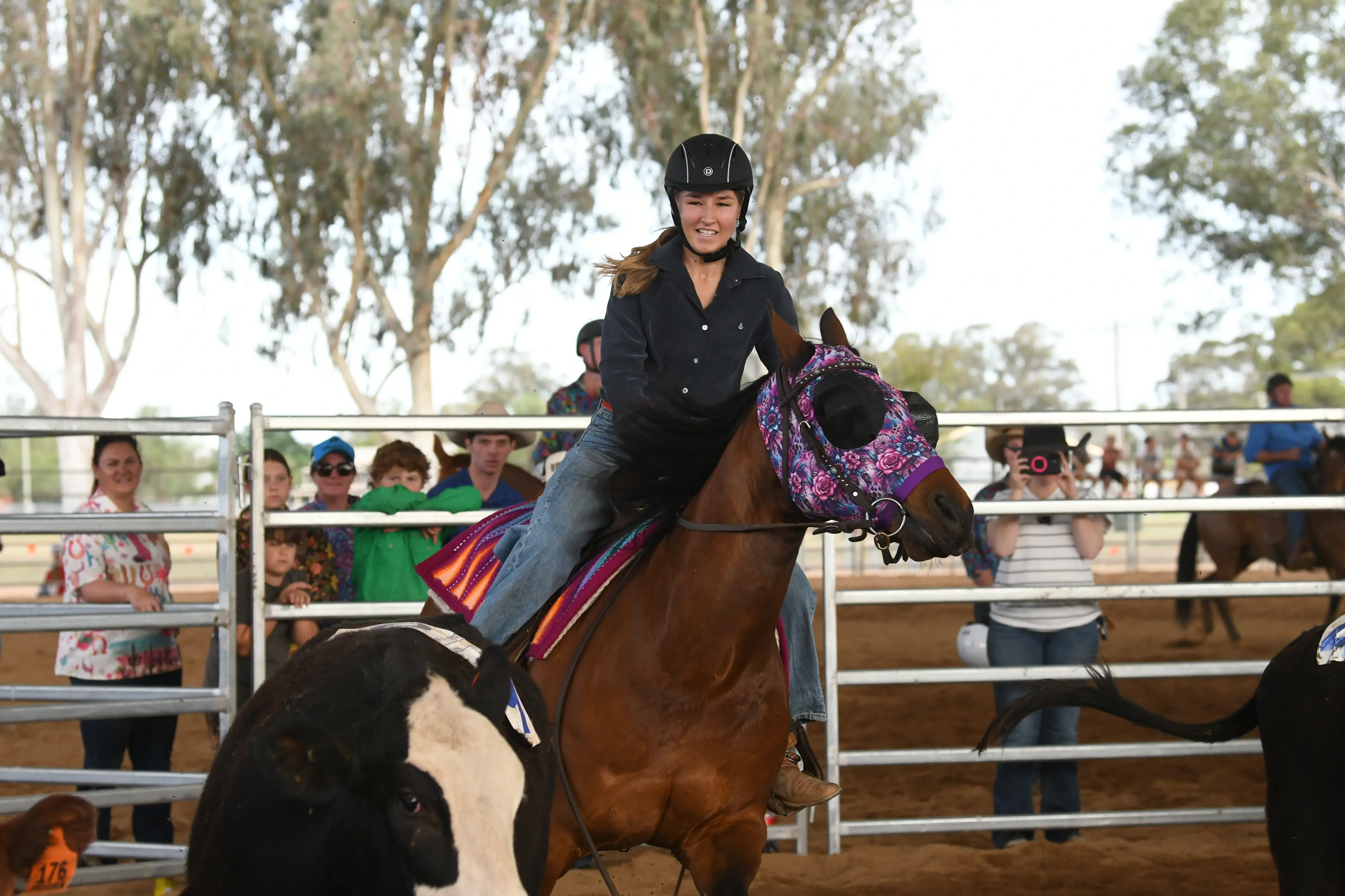 <p>Taylor Lennon riding in the sponsor sort in 2025. The popular event returns to the Multipurpose Equestrian Centre Saturday. </p>\\n