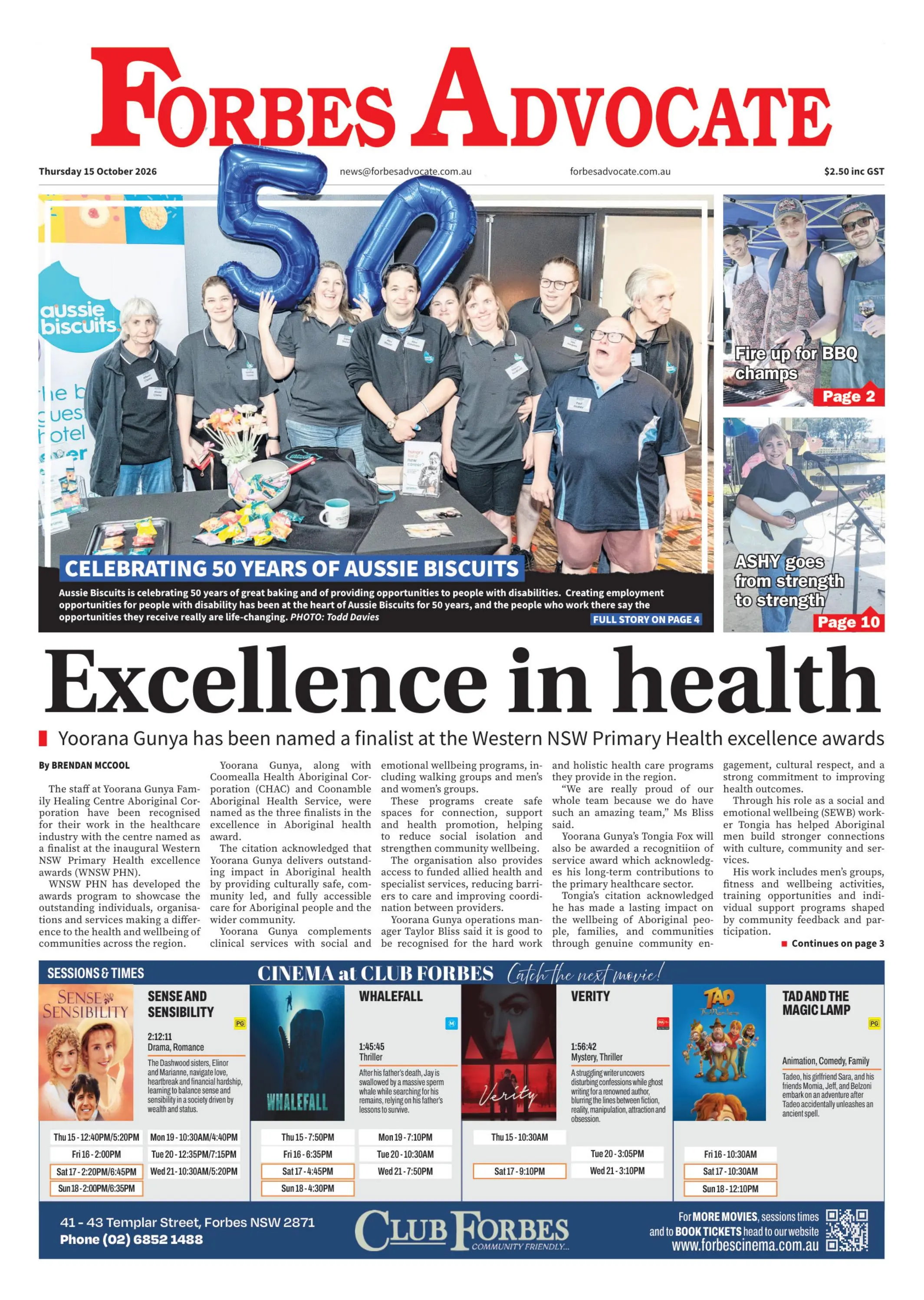 Forbes Advocate, Thursday, 15 October, 2026