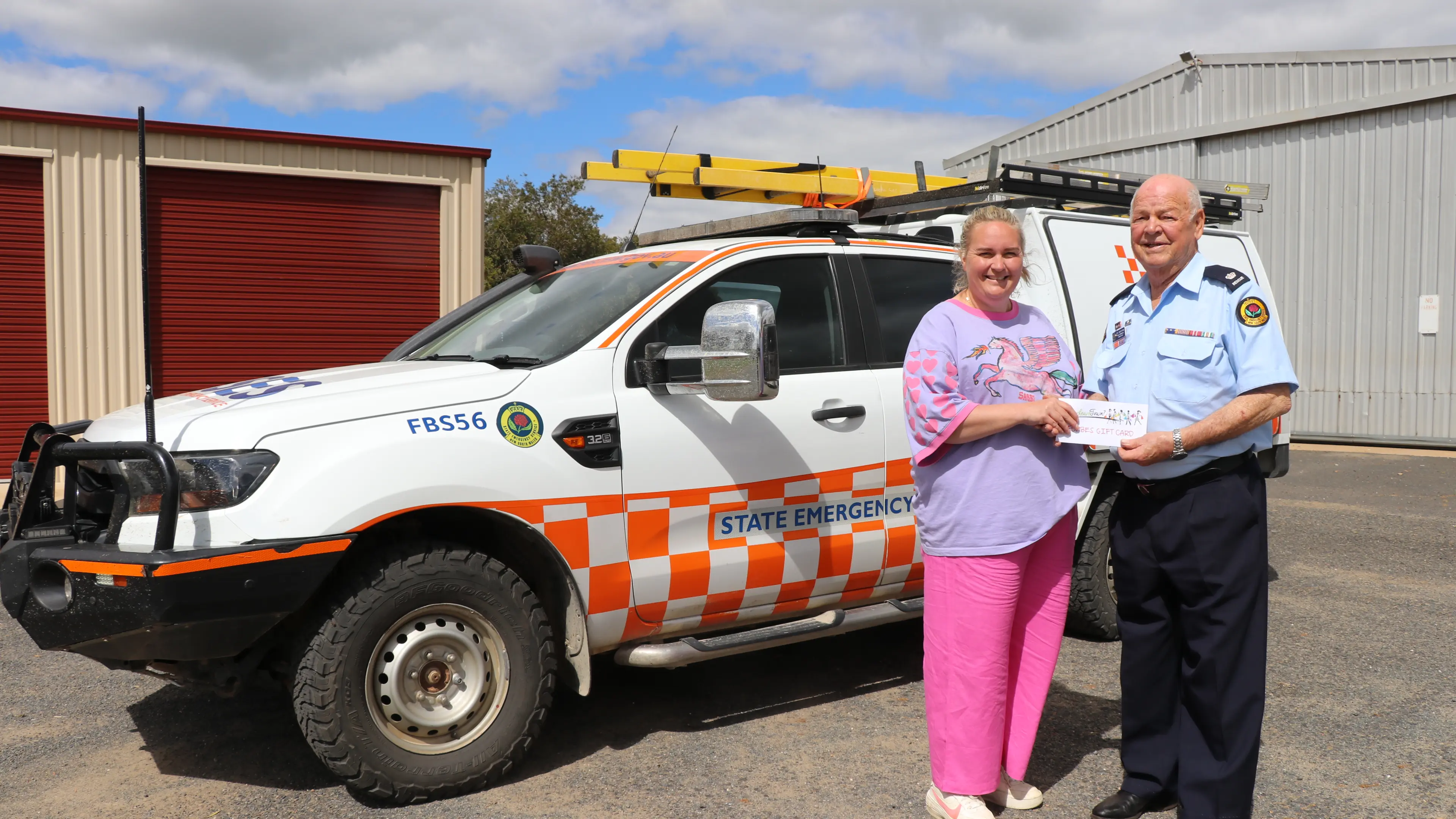 A helping hand returned for local SES volunteers
