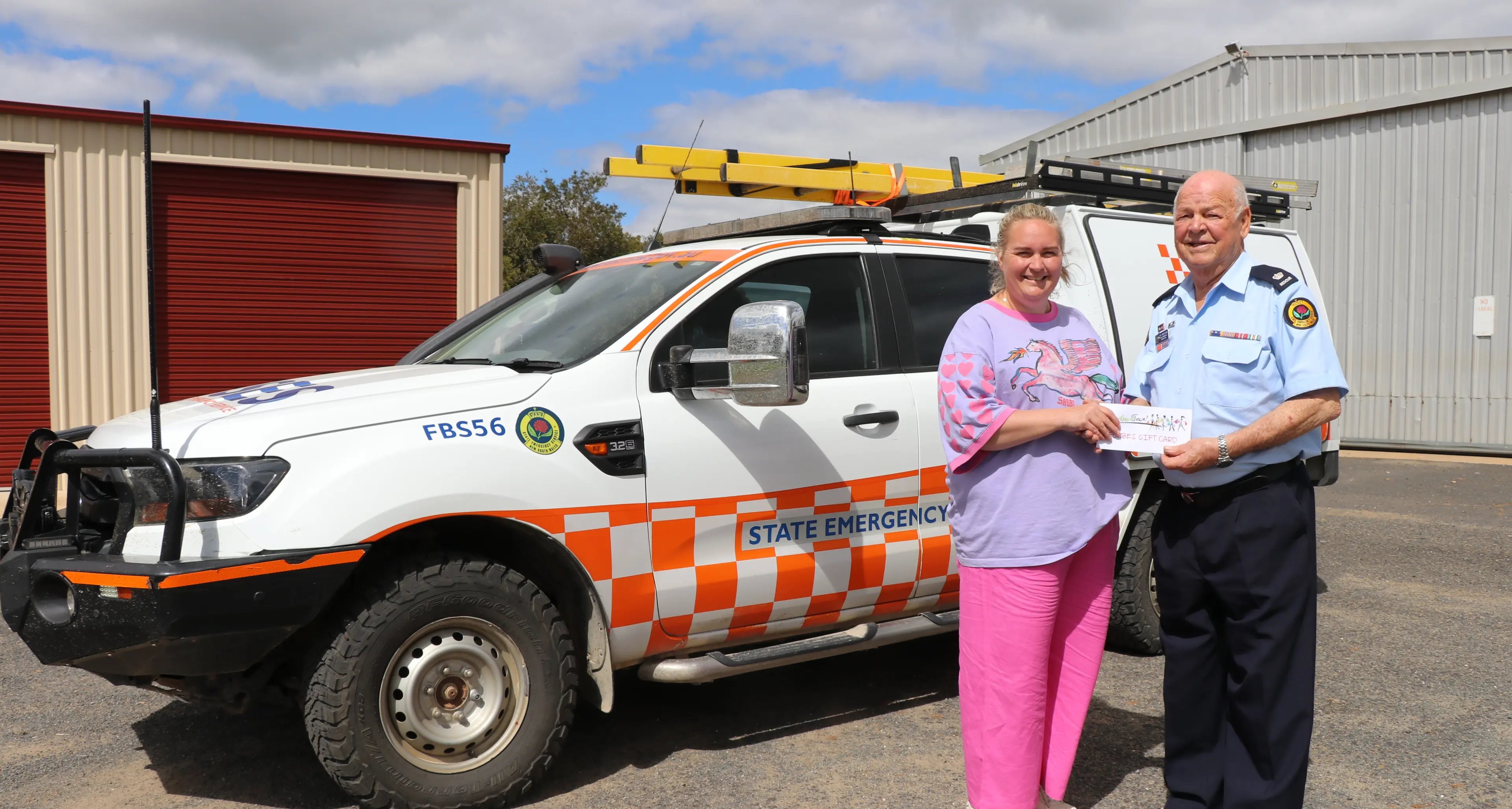 A helping hand returned for local SES volunteers