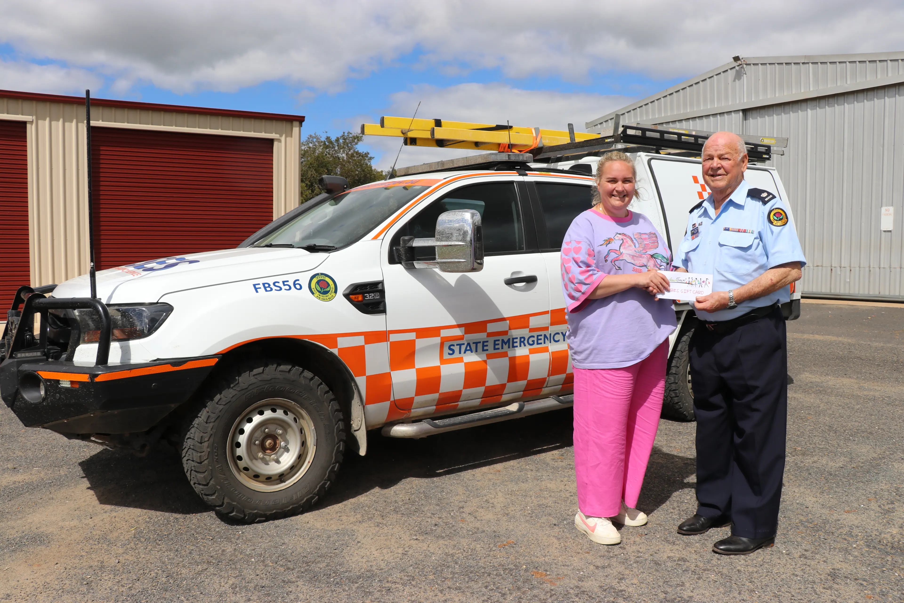 <p>Forbes Business Chamber\\'s Emma Gaffney with SES Controller Roc Walshaw.</p>\\n