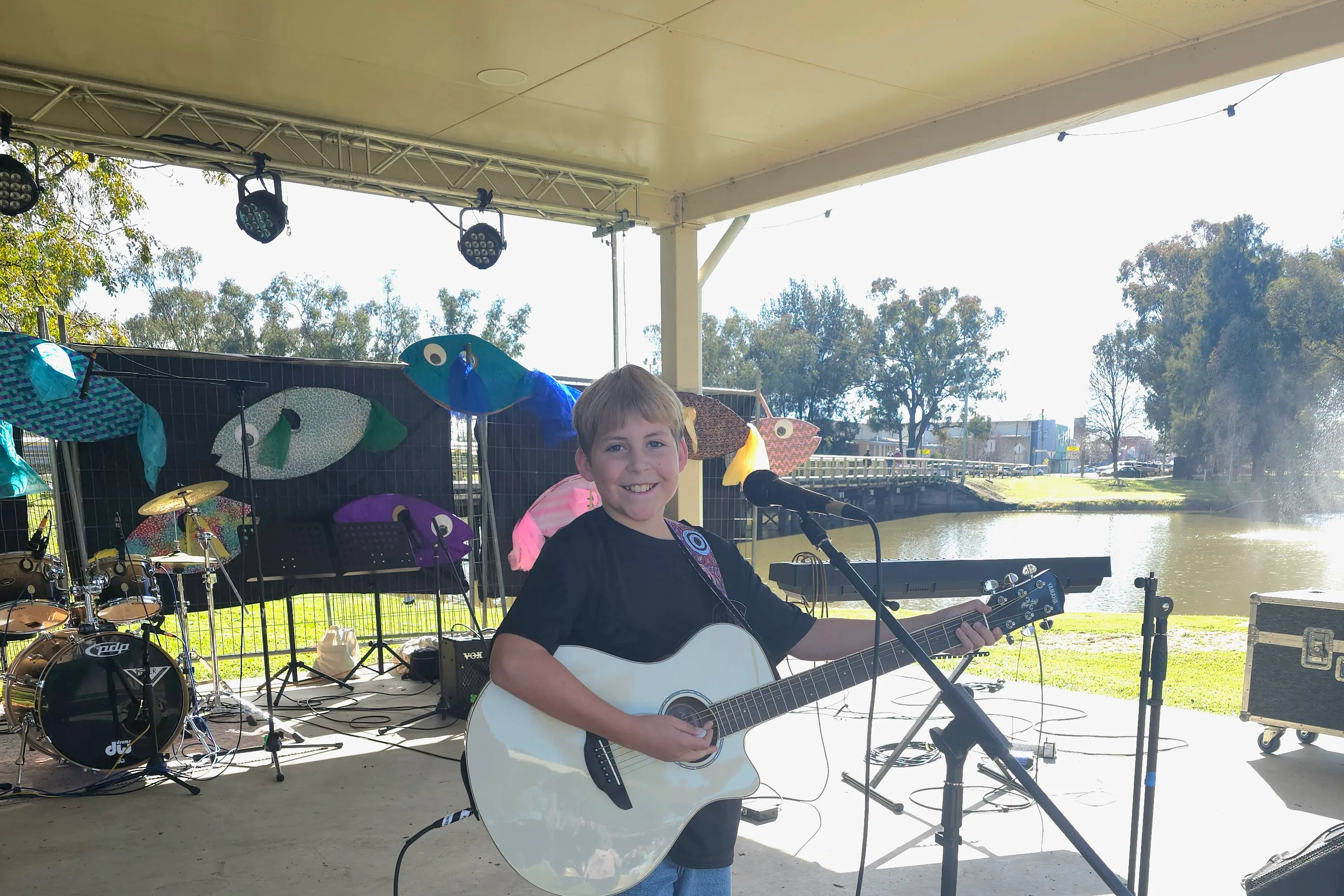 <p>ASHY has performed at the Galari River Arts Festival this year. PHOTO: Renae Sims</p>\\n