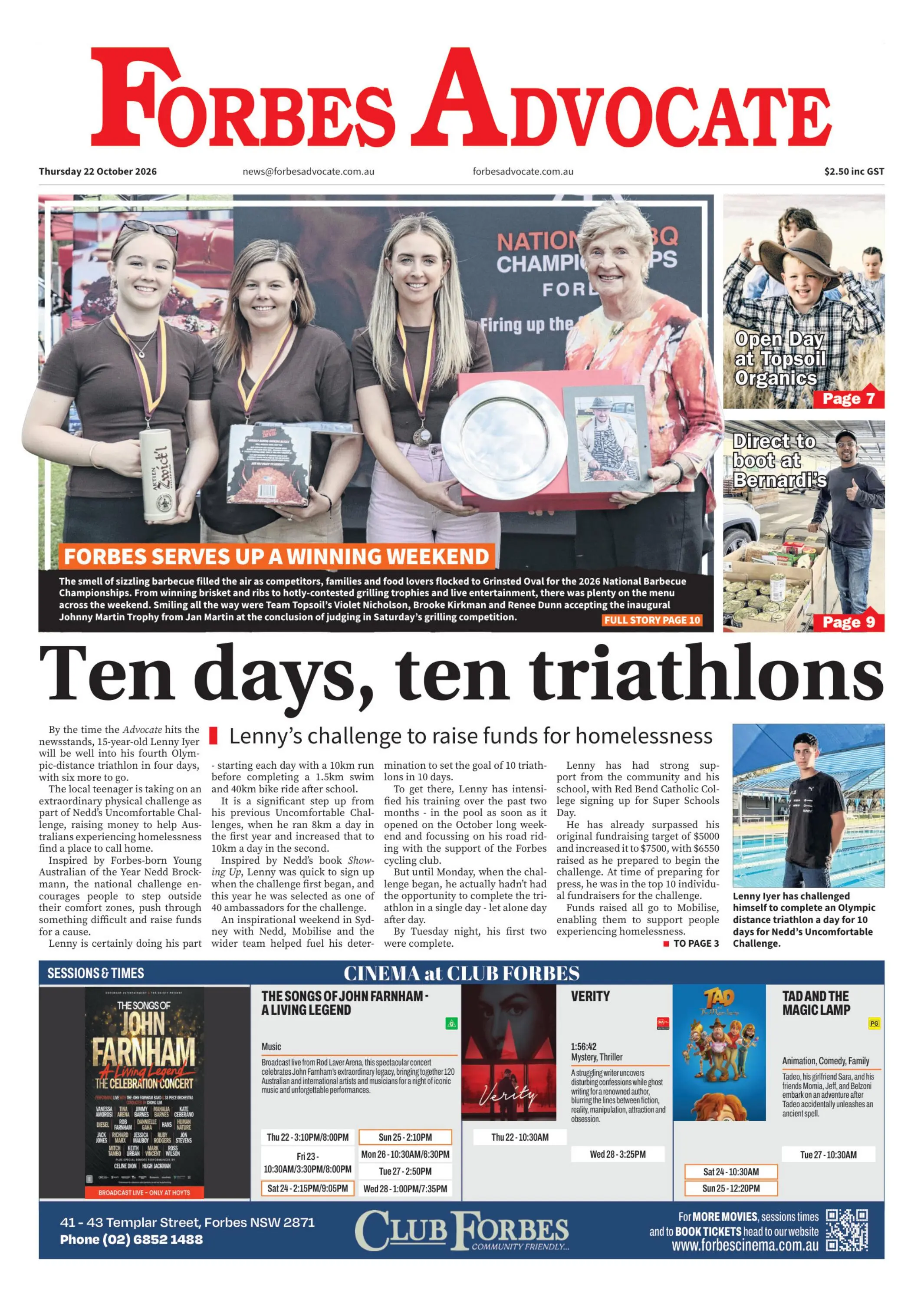 Forbes Advocate, Thursday, 22 October, 2026
