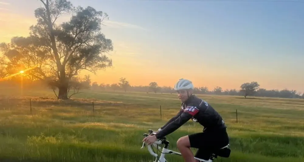 Ten days, ten triathlons: Lenny's Uncomfortable Challenge has begun