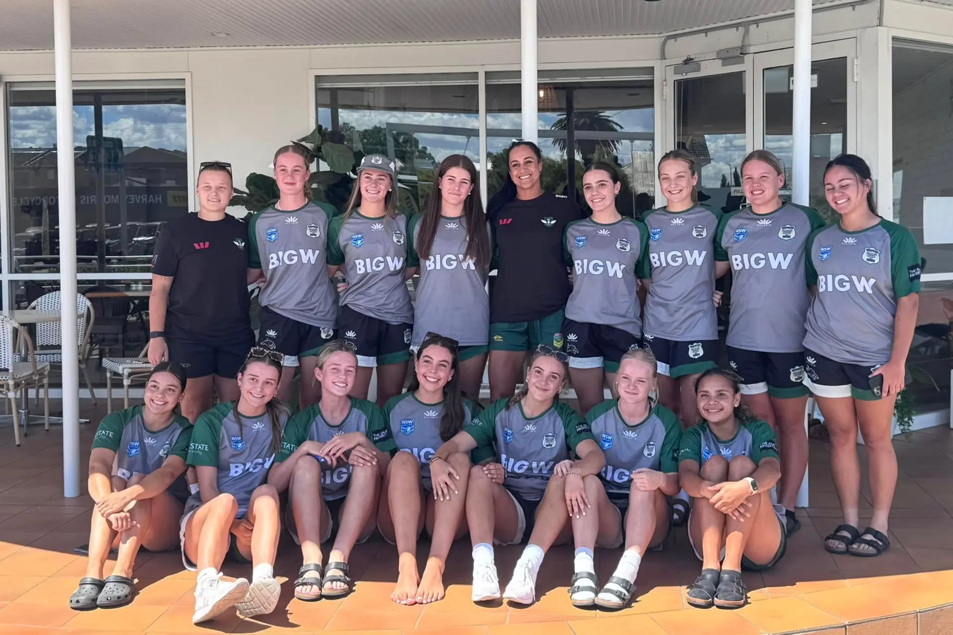<p>Last year\\'s Lisa Fiaola Cup side with NRLW stars Yasmin Clydesdale and Georgia Roche on the eve of round one of the 2025 Country Championships. PHOTO: Western Rams Facebook page</p>\\n