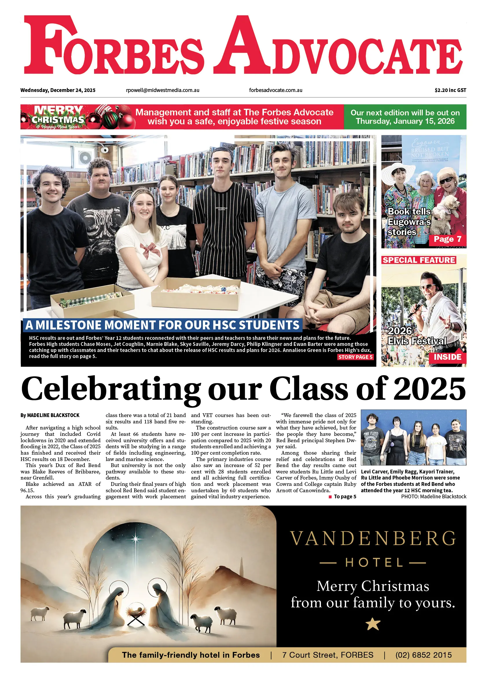 Forbes Advocate, Wednesday, December 24, 2025