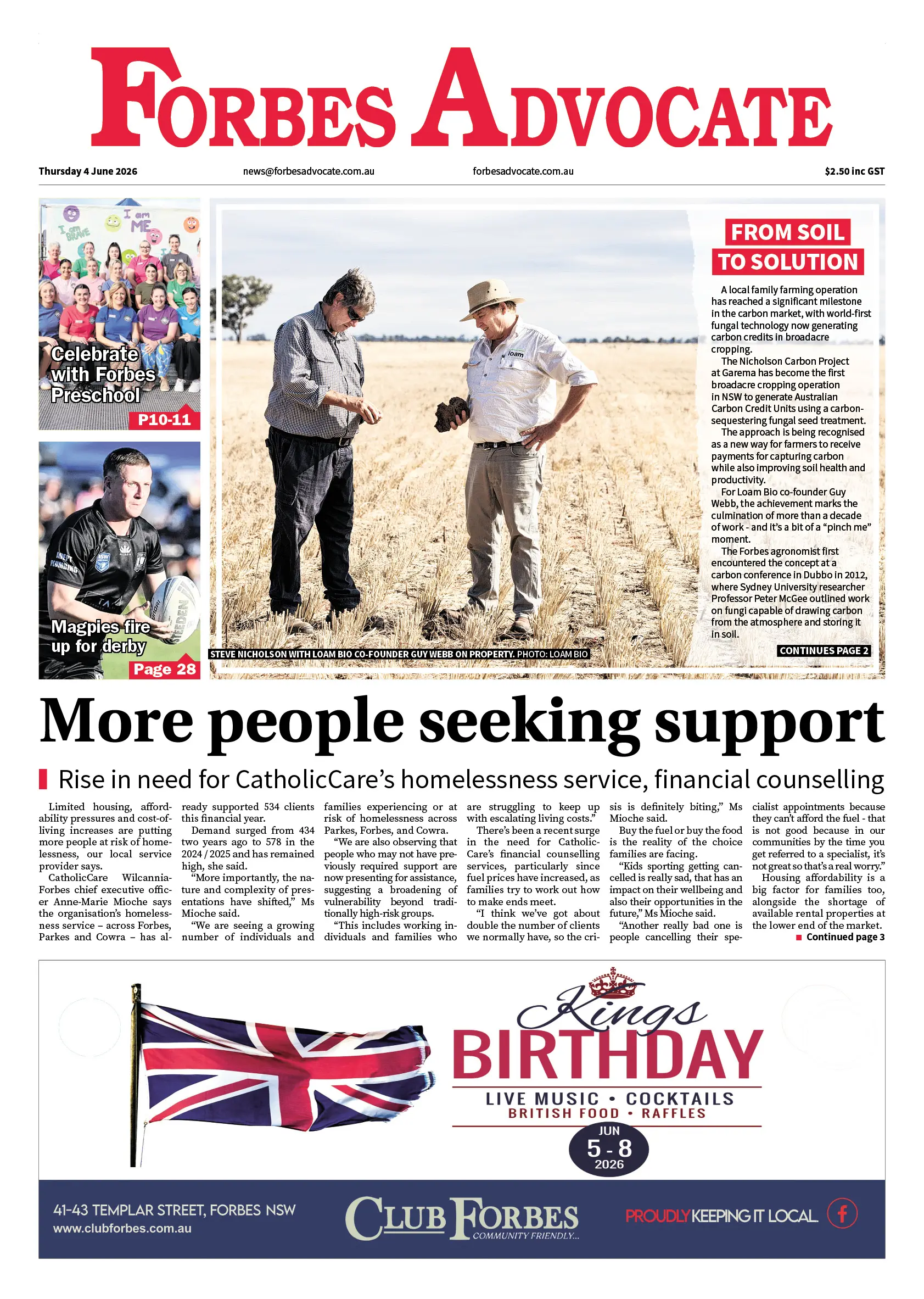 Forbes Advocate, Thursday 4 June 2026