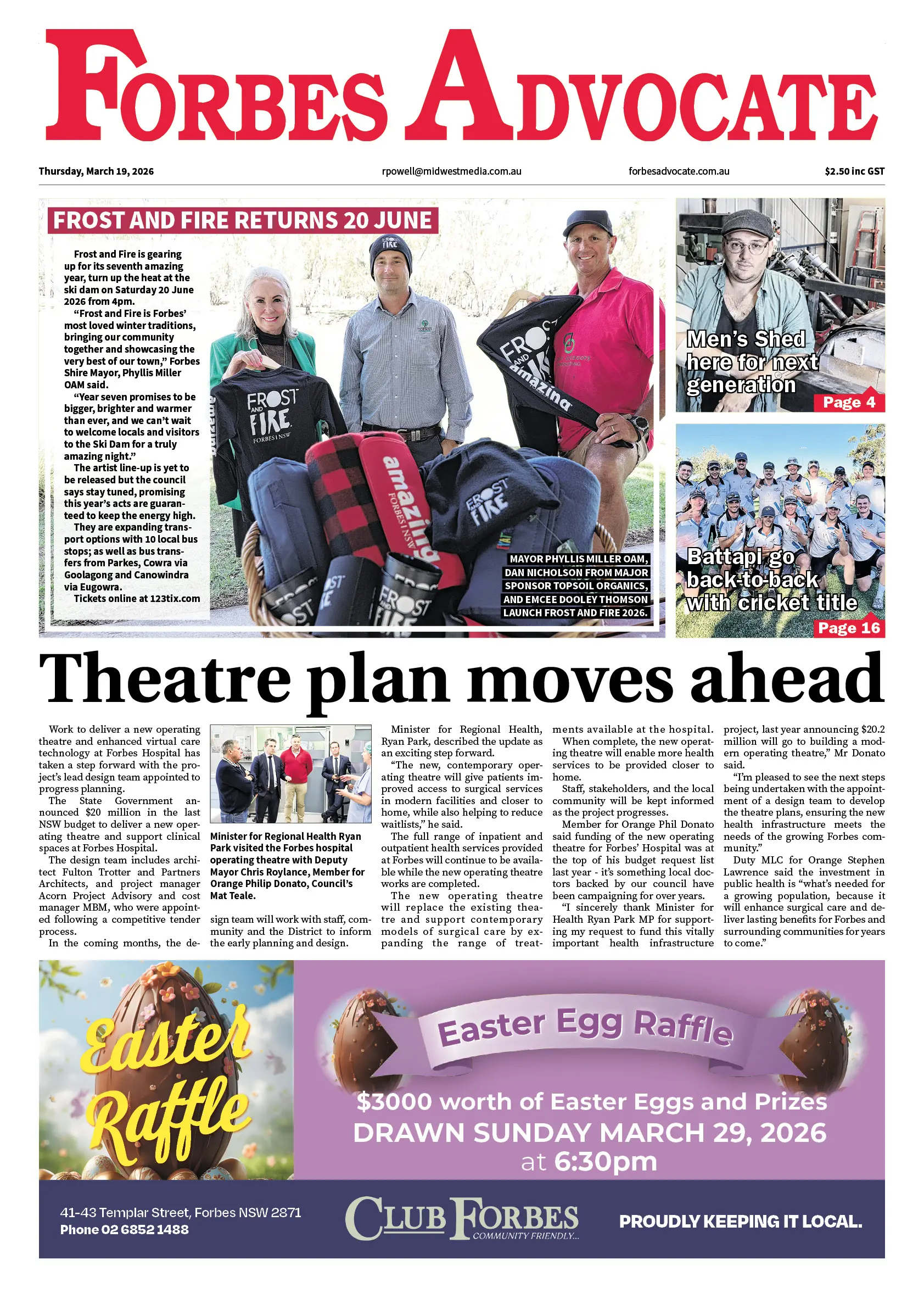 Forbes Advocate, Thursday, March 19, 2026