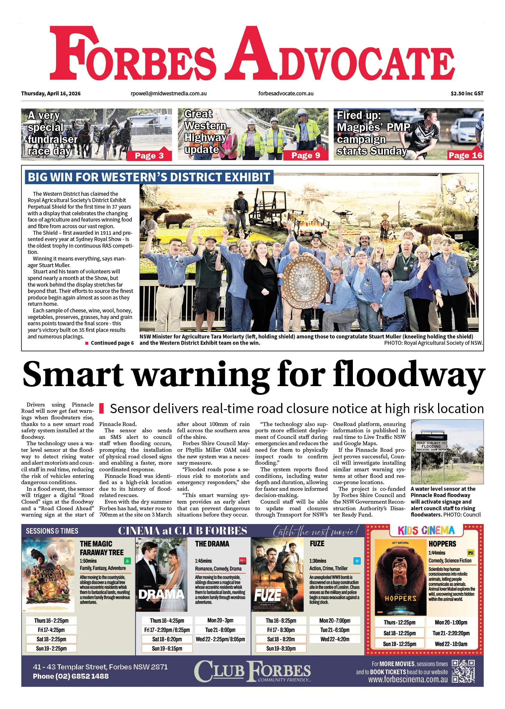 Forbes Advocate, Thursday, April 16, 2026